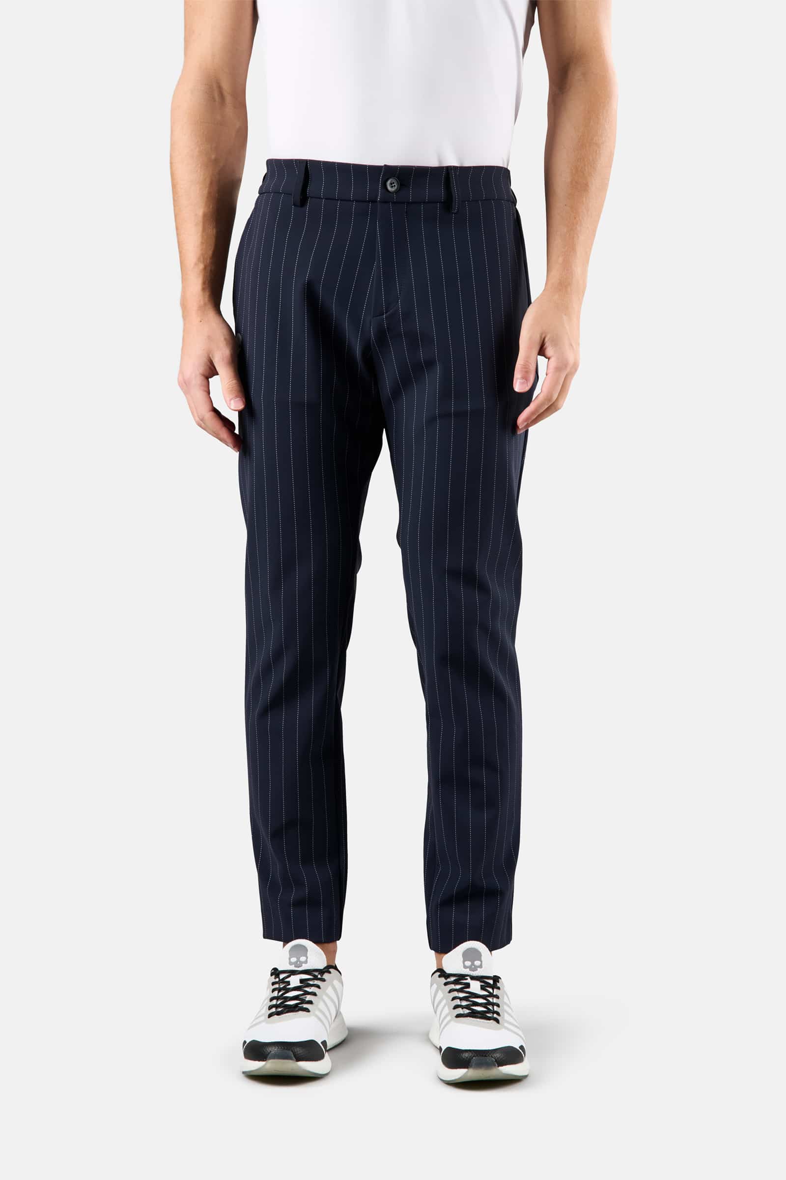 Trousers Shorts M.S.G.M. - Pinstripe pants - 3541MDP09A23750212