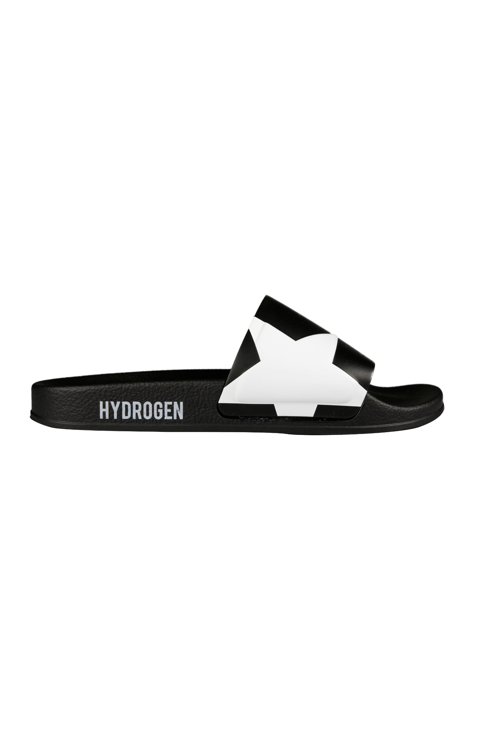 CYBER SLIPPERS - BLACK,WHITE - Hydrogen - Luxury Sportwear