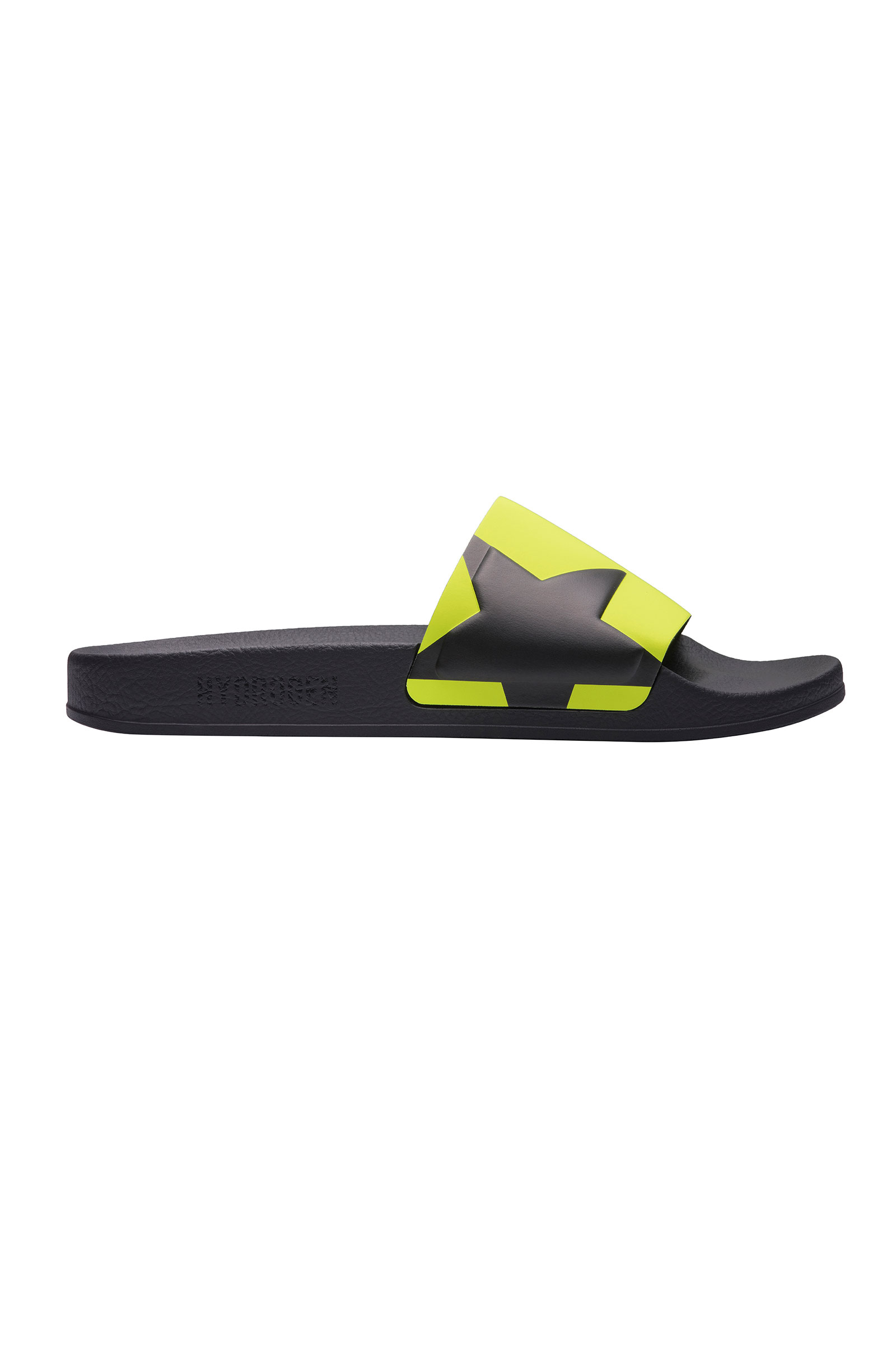 CYBER SLIPPERS - FLUO YELLOW - Hydrogen - Luxury Sportwear