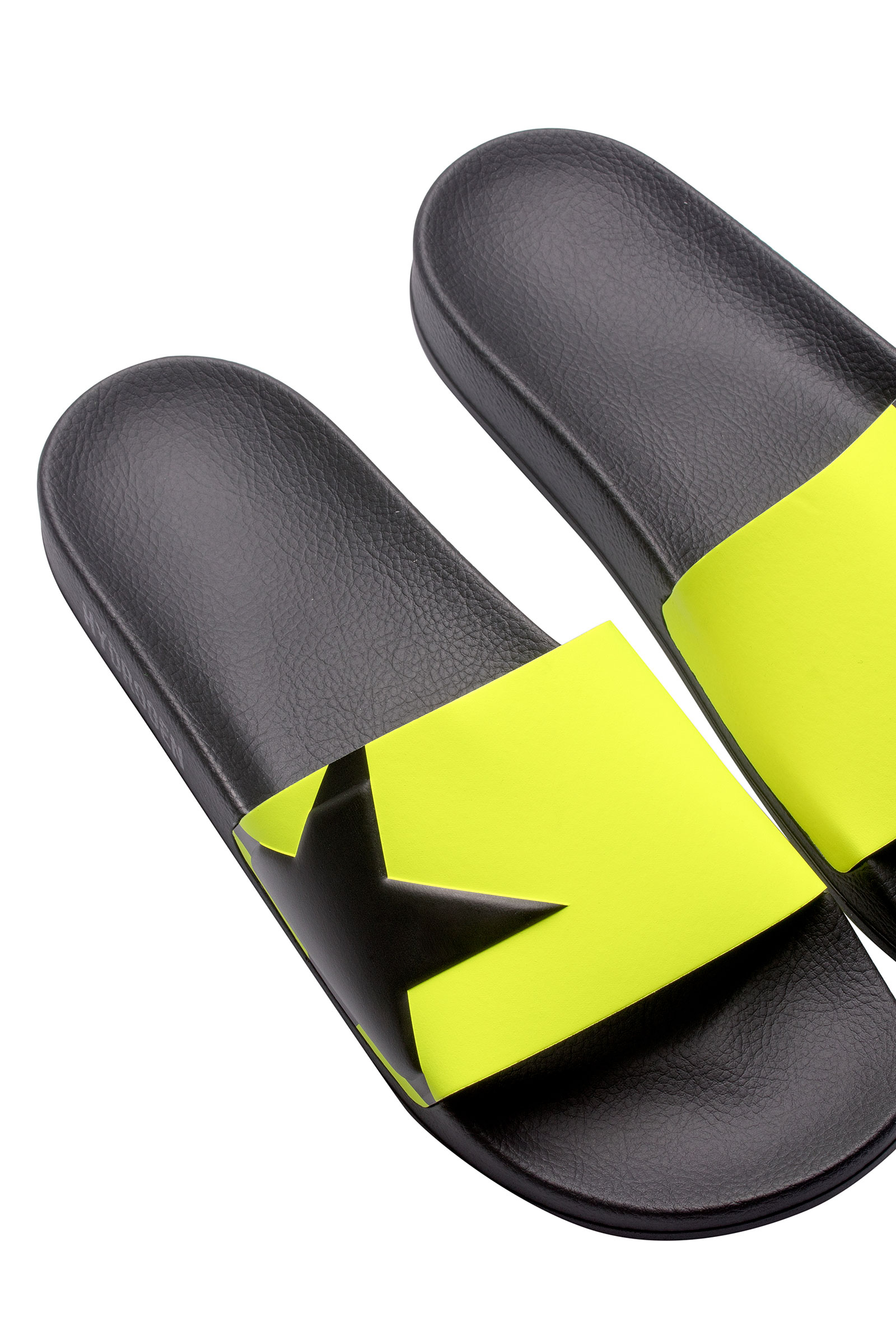 CYBER SLIPPERS - FLUO YELLOW - Hydrogen - Luxury Sportwear