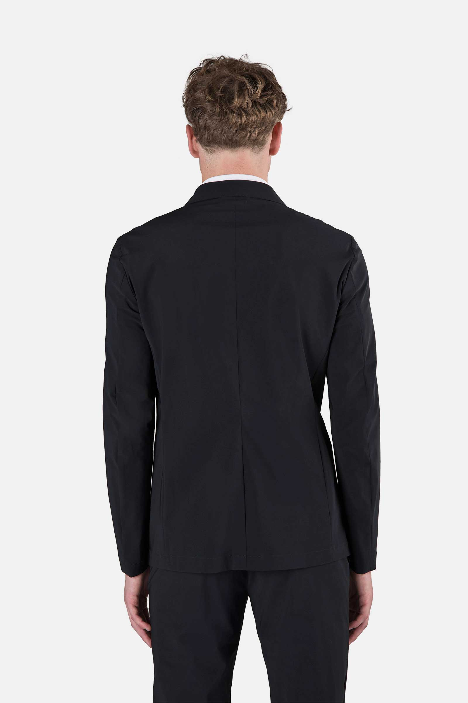 FUTURE LAB PEAK LAPEL JACKET - BLACK - Hydrogen - Luxury Sportwear