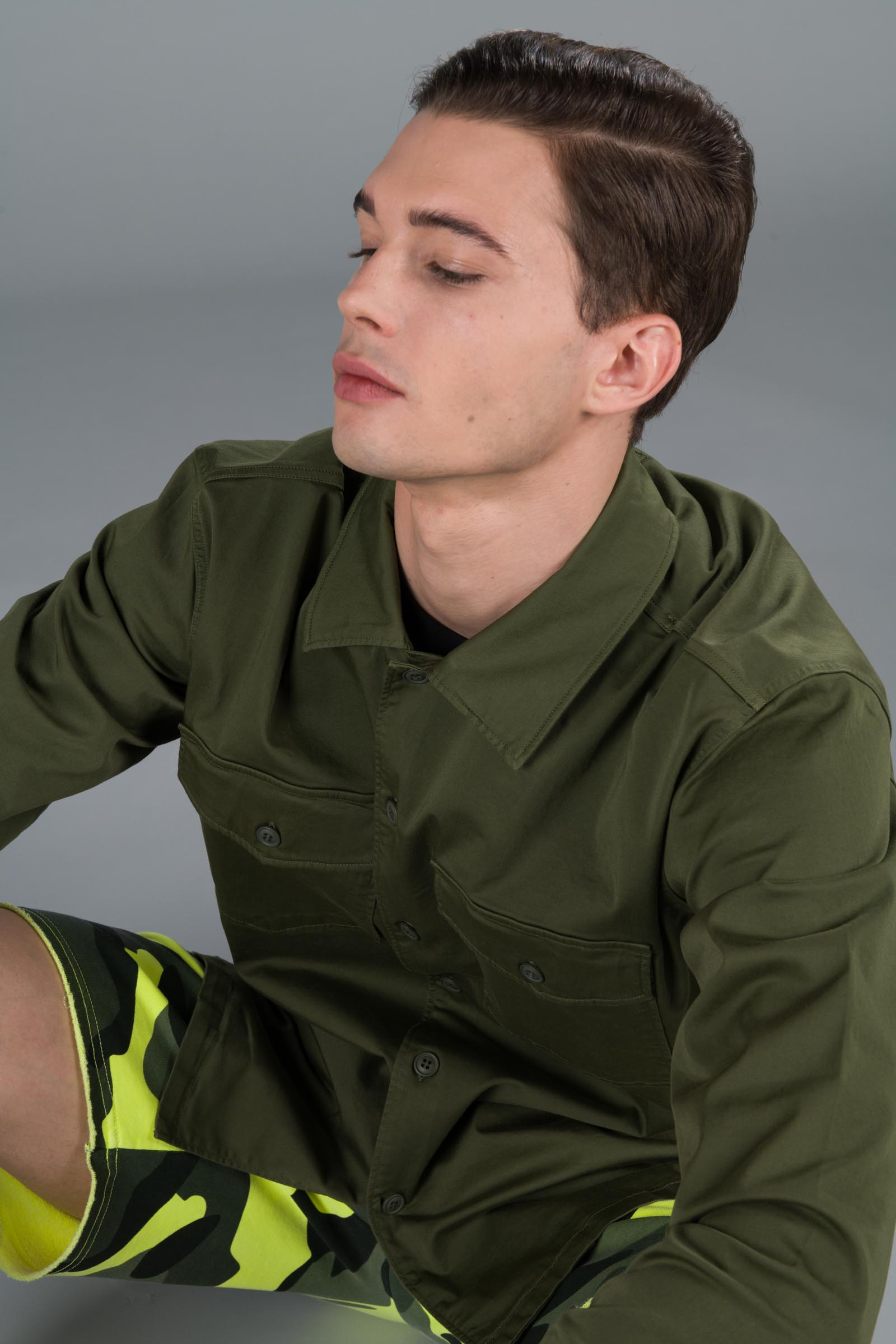 JACKET - MILITARY GREEN - Hydrogen - Luxury Sportwear