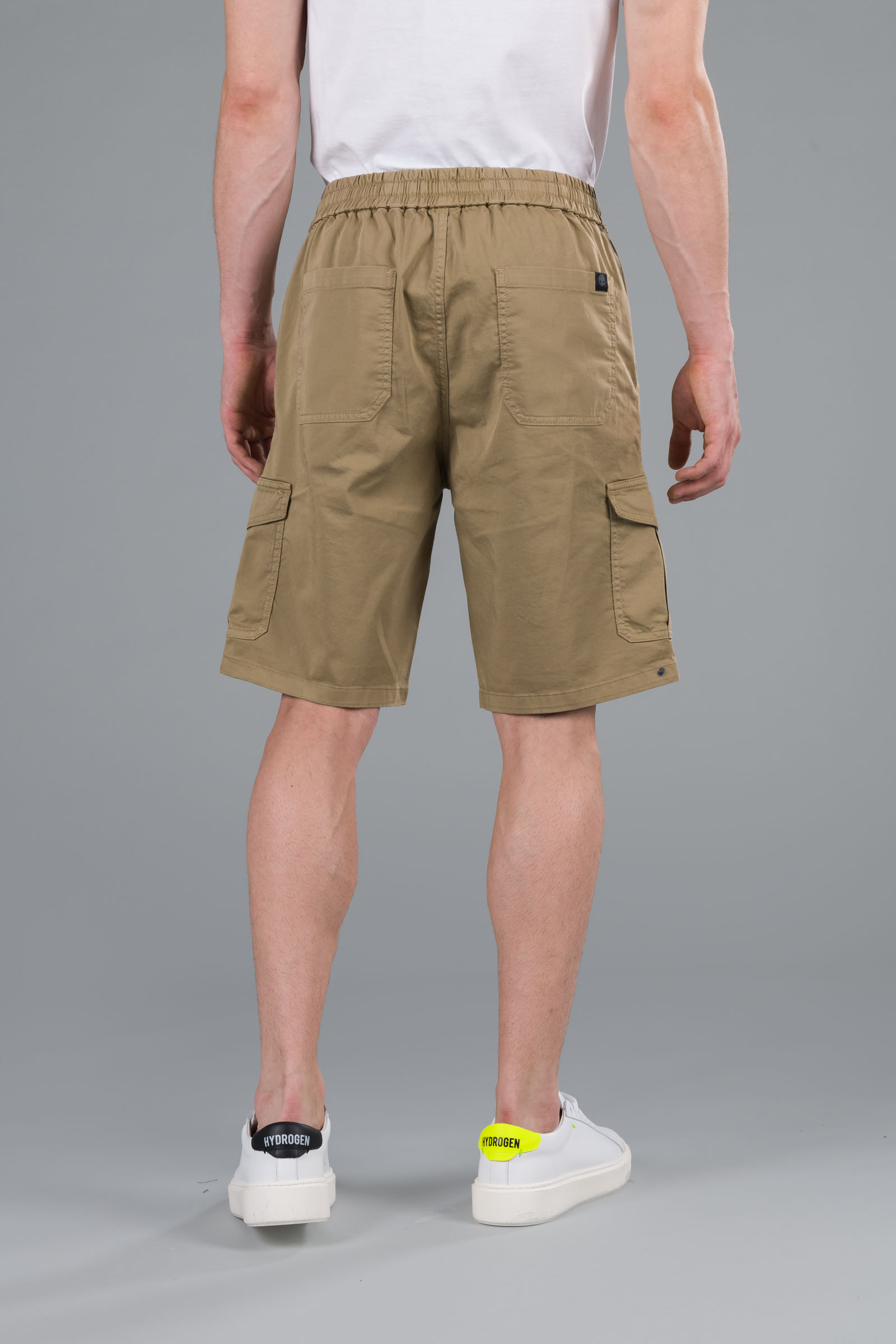 CARGO SHORTS - BEIGE - Hydrogen - Luxury Sportwear