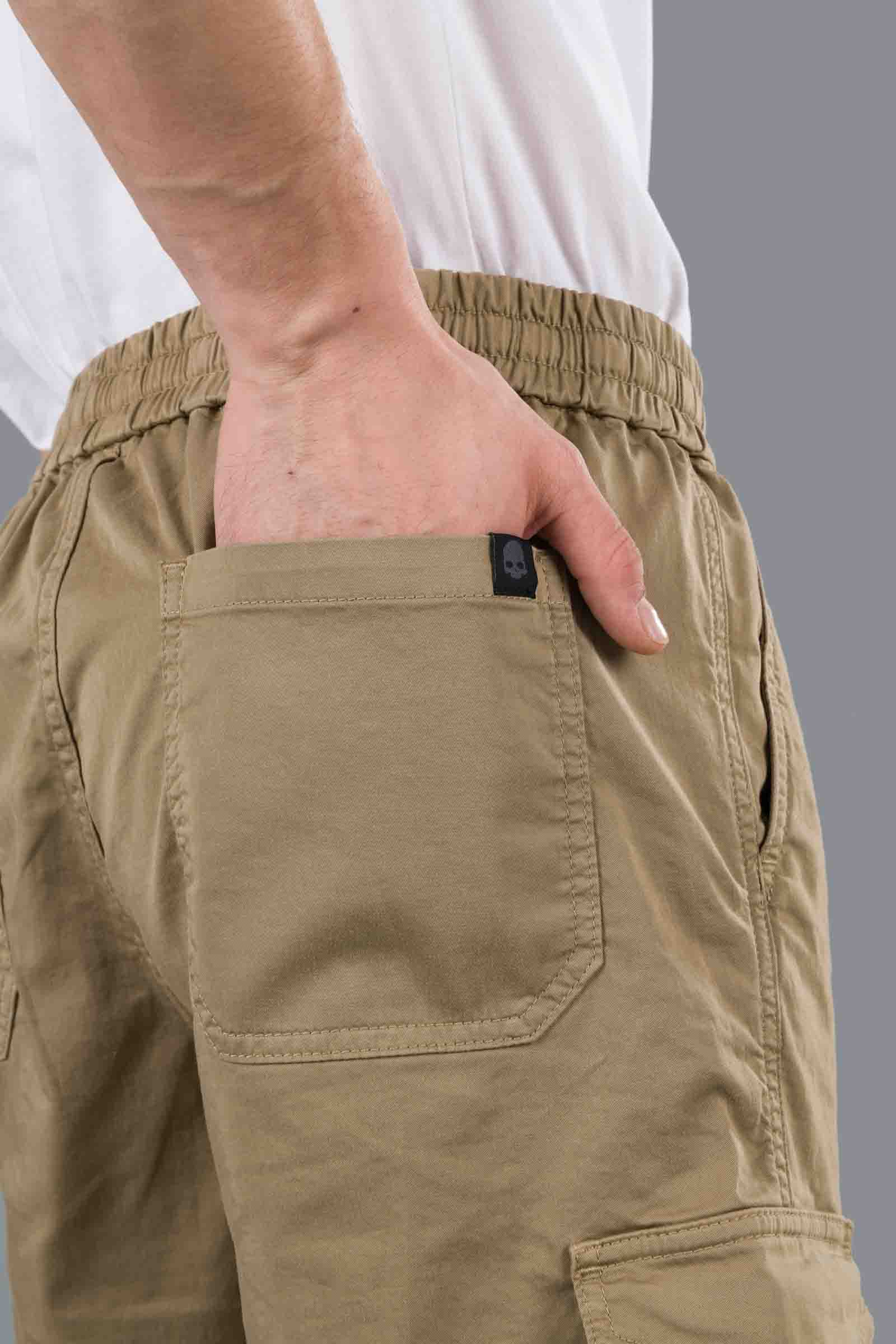 CARGO SHORTS - BEIGE - Hydrogen - Luxury Sportwear