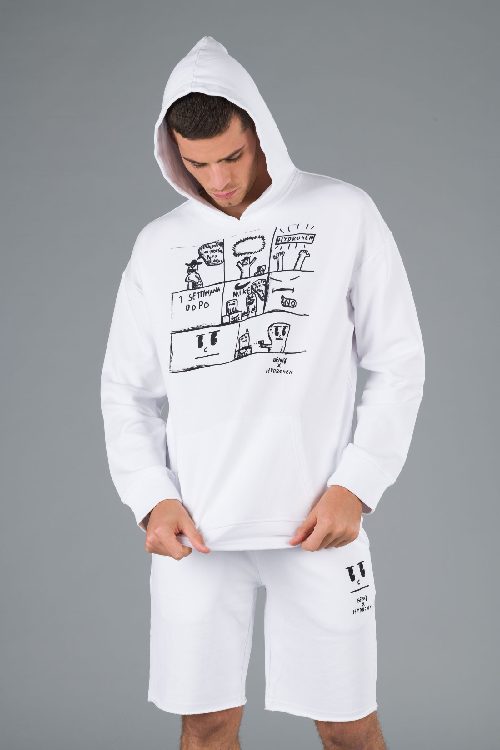 COMICS BENNY HOODIE - Apparel - Hydrogen - Luxury Sportwear