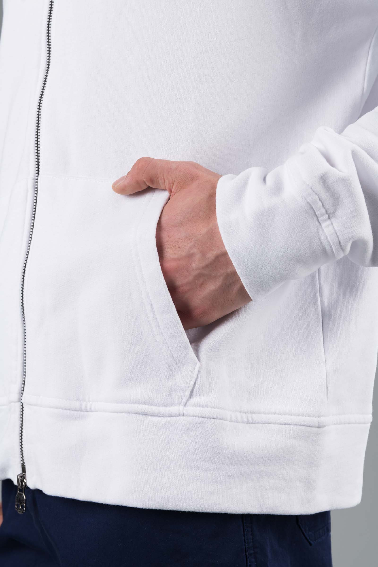 BENNY FZ HOODIE - WHITE - Hydrogen - Luxury Sportwear