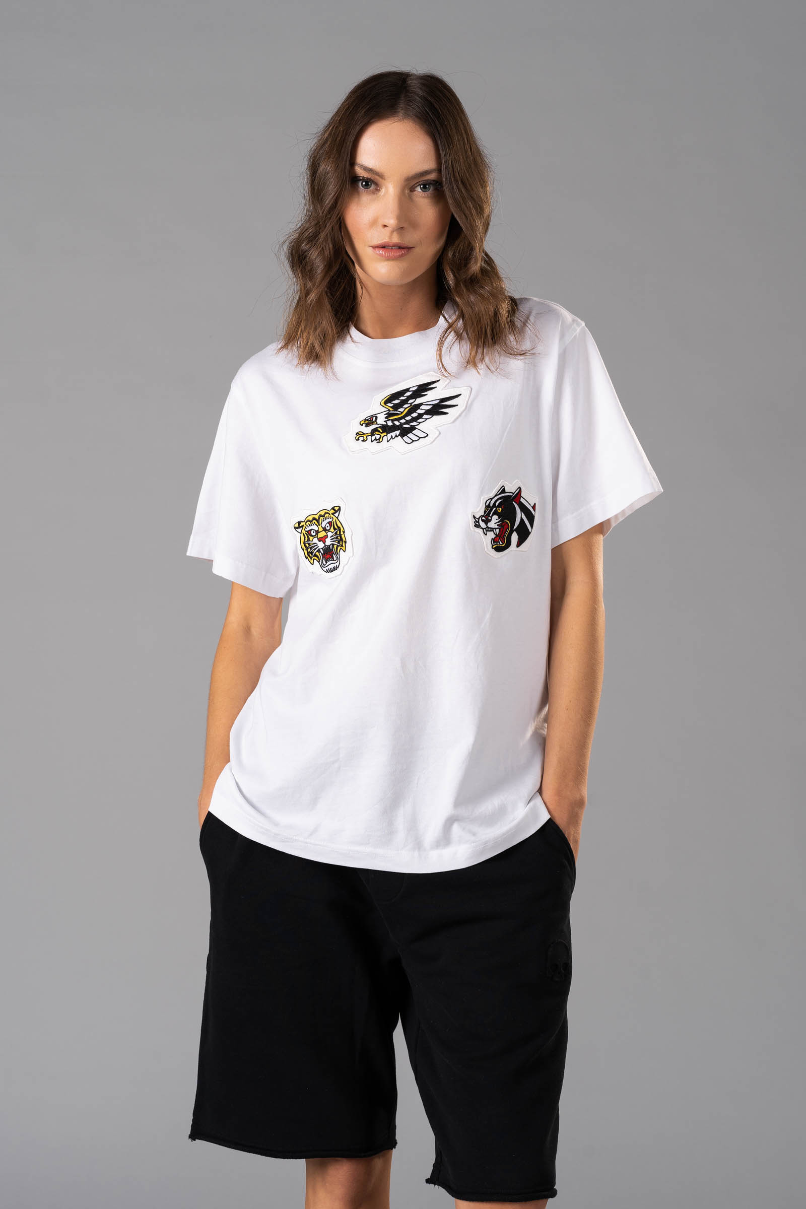 CUSTOM TATTOO TEE - WHITE - Hydrogen - Luxury Sportwear