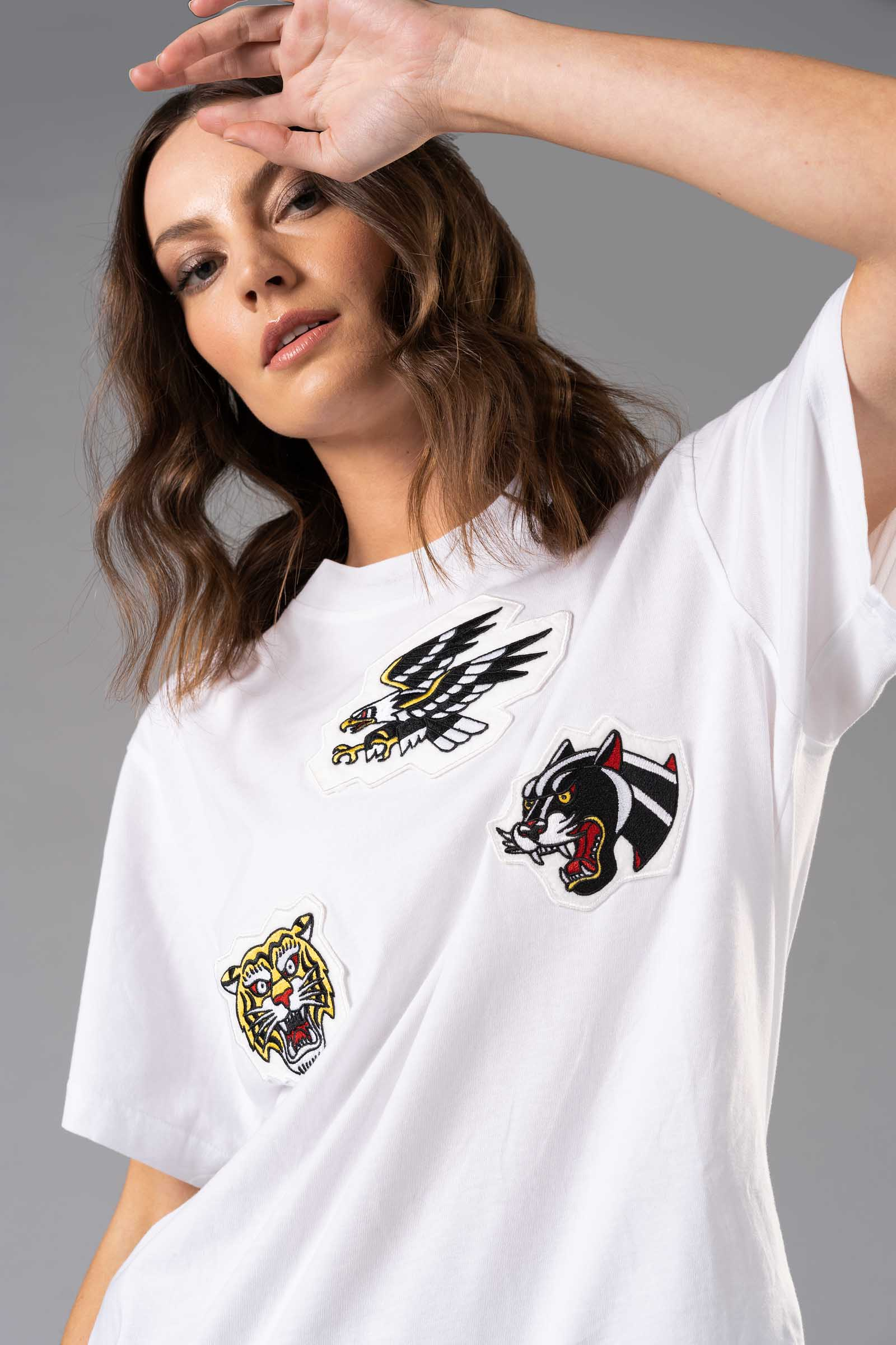 CUSTOM TATTOO TEE - WHITE - Hydrogen - Luxury Sportwear
