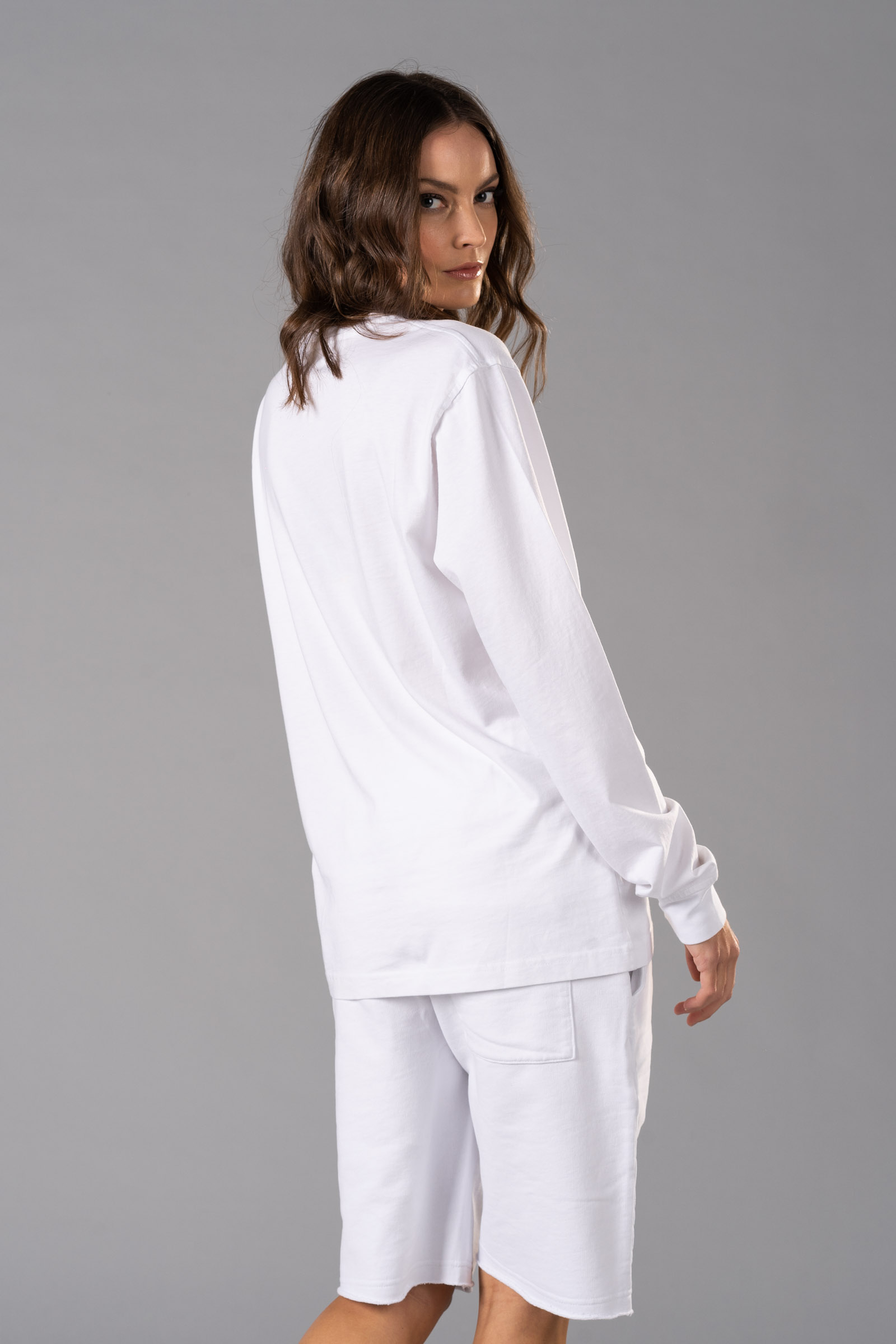 COMICS BENNY TEE LS - WHITE - Hydrogen - Luxury Sportwear