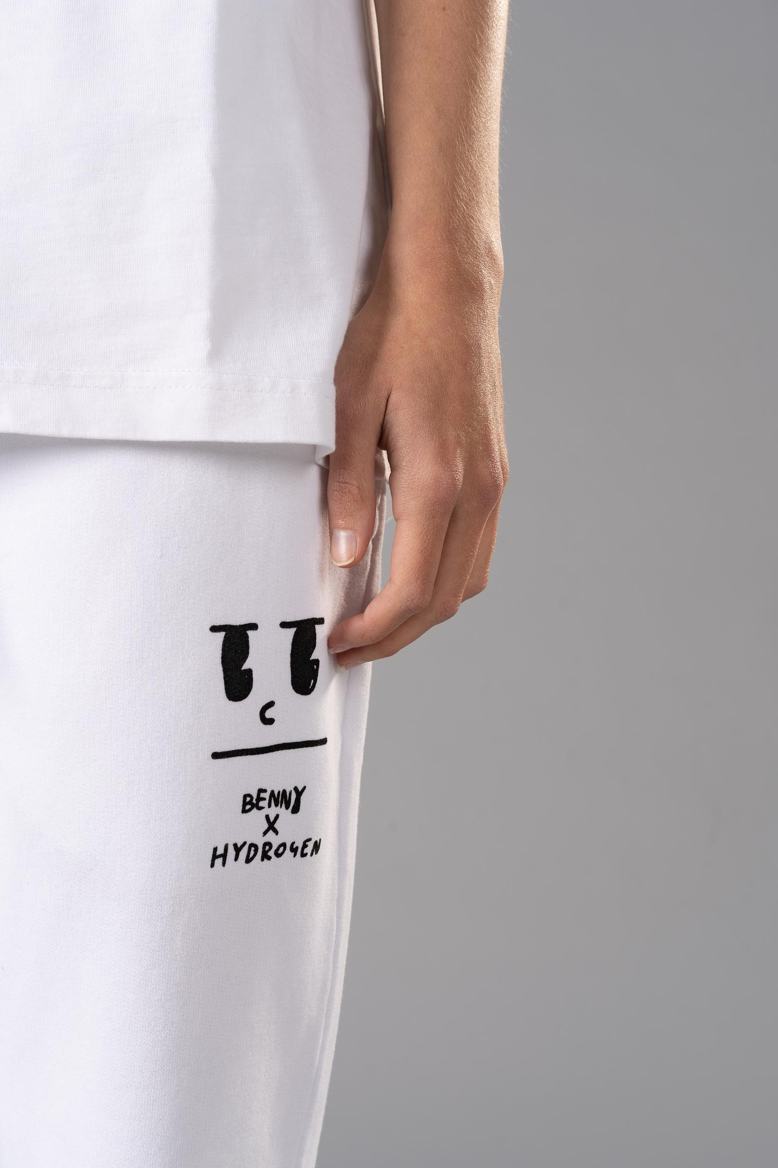 BENNY SWEATPANTS - WHITE - Hydrogen - Luxury Sportwear