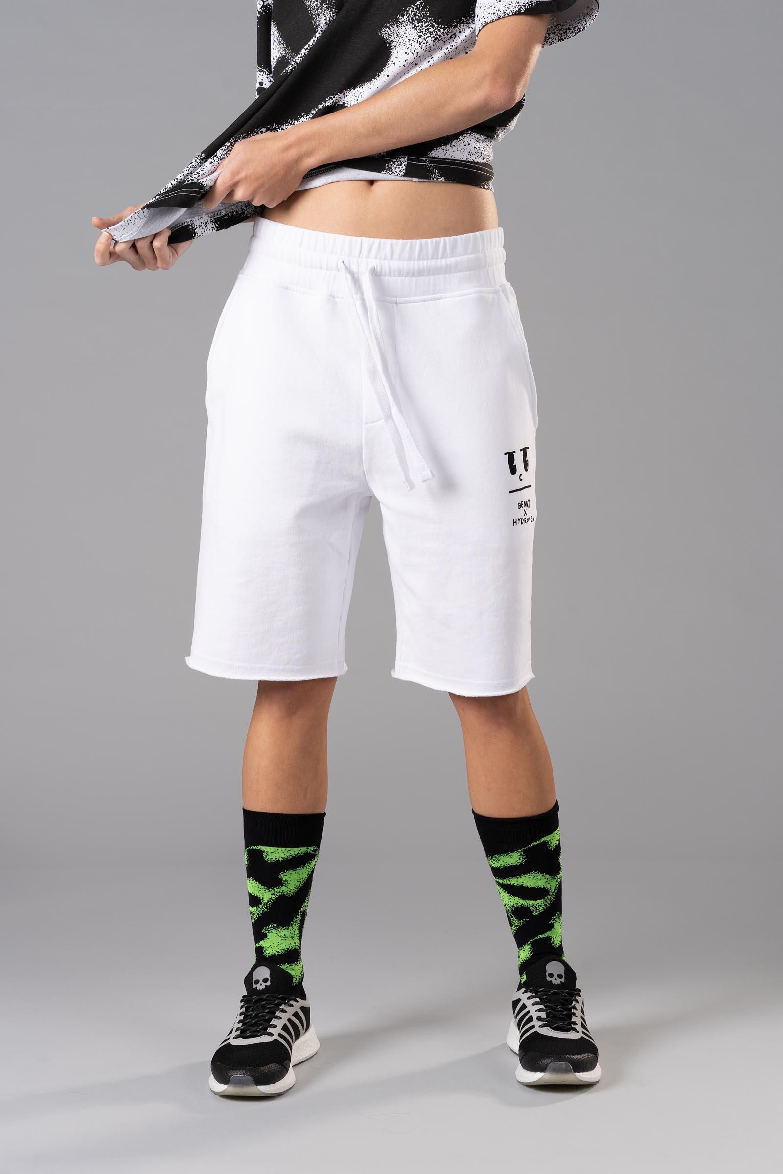 BENNY SHORTS - WHITE - Hydrogen - Luxury Sportwear