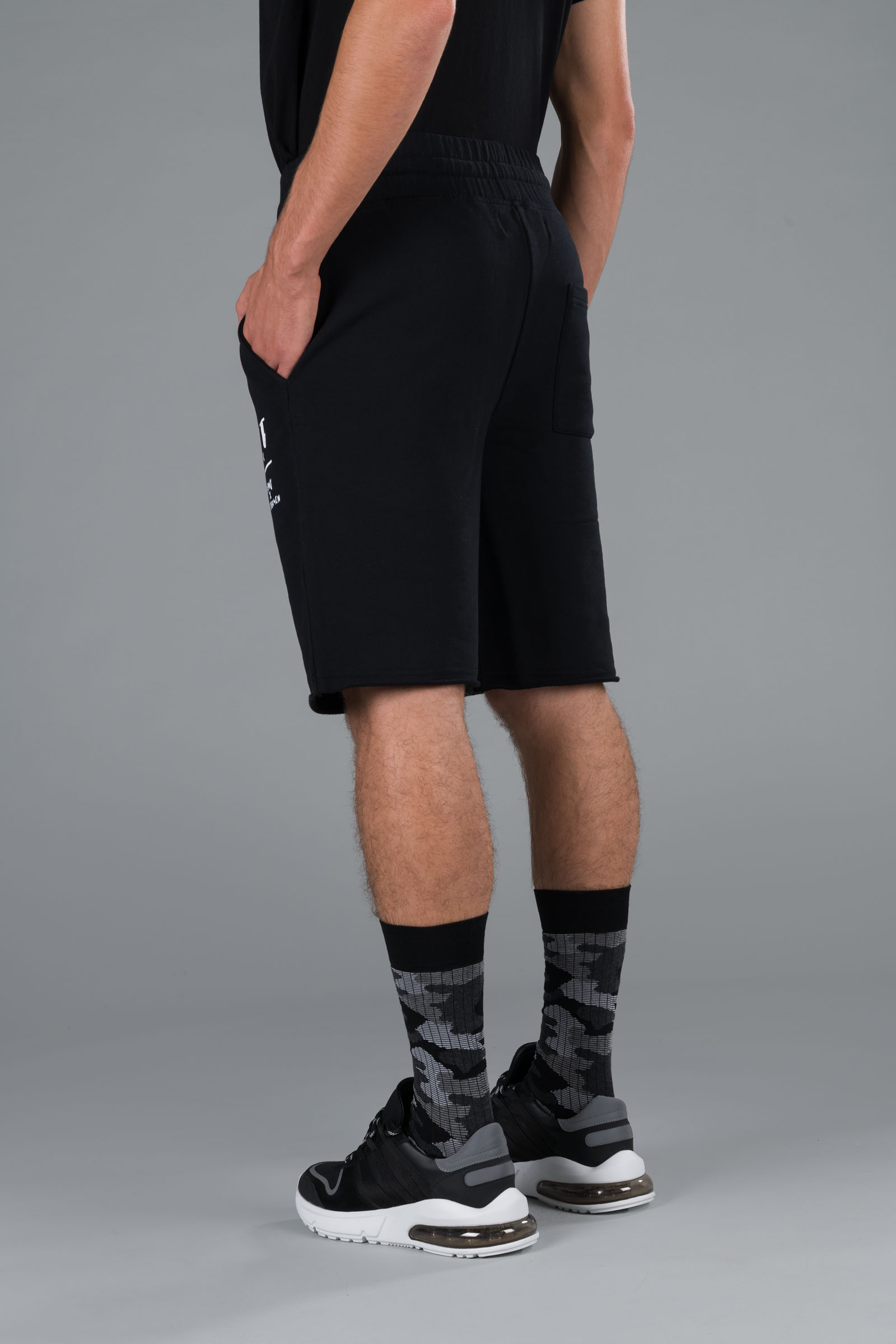 BENNY SHORTS - BLACK - Hydrogen - Luxury Sportwear