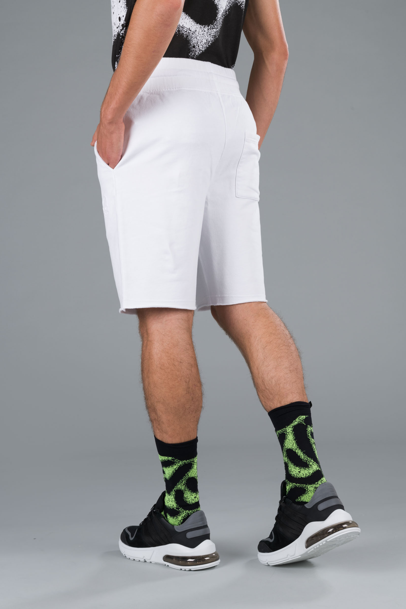 SKULL SHORTS - WHITE - Hydrogen - Luxury Sportwear