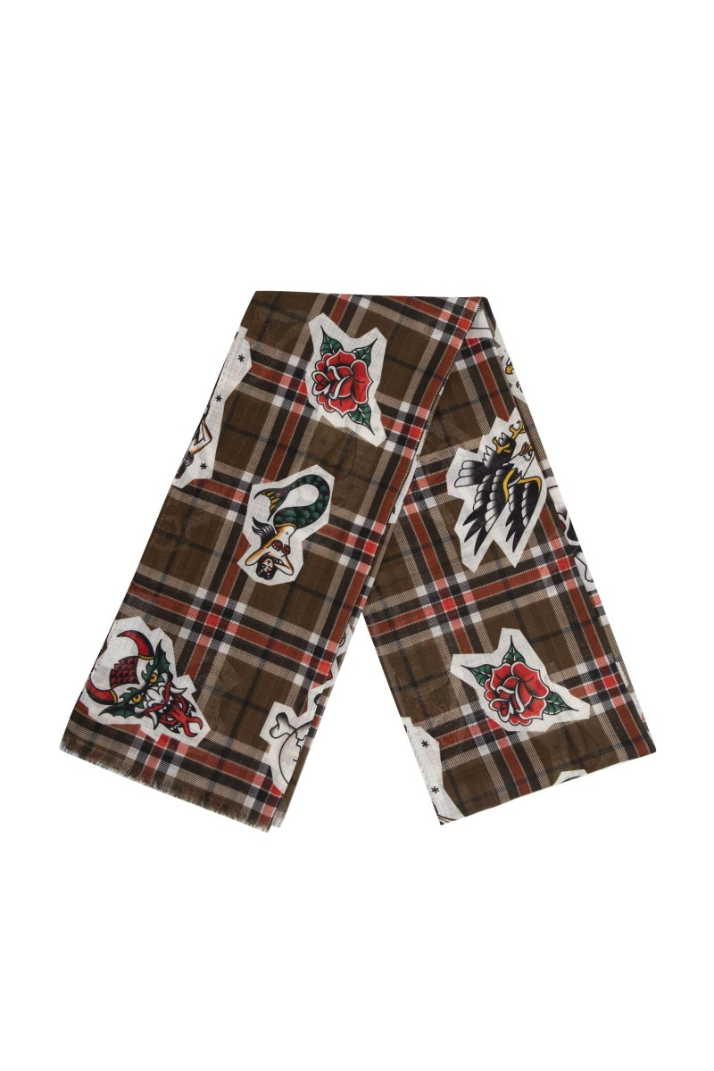 CUSTOM TATTOO SCARF - Accessories - Hydrogen - Luxury Sportwear