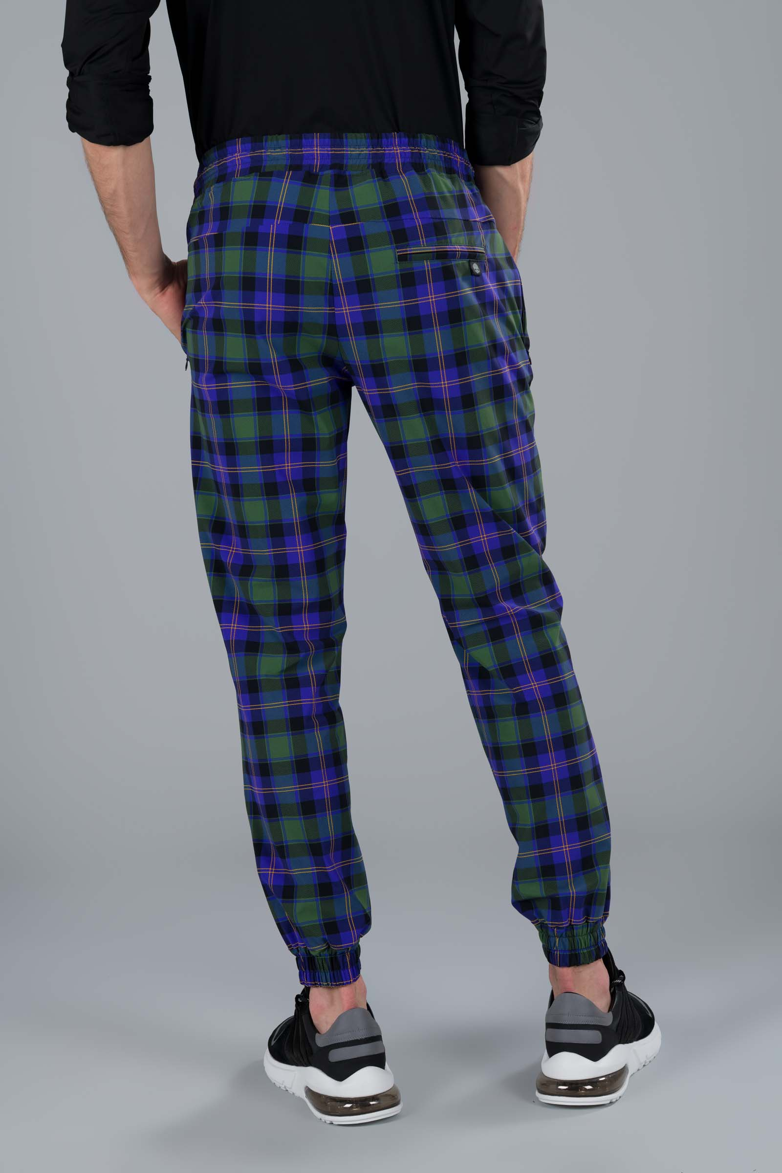 TECH PANTS - DIS. 5 GREEN/PURPLE - Hydrogen - Luxury Sportwear