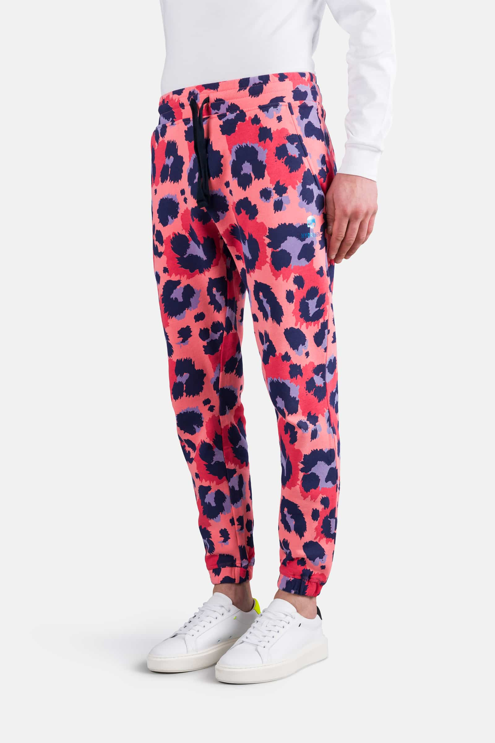 PRINTED PANTS - CORAL FLOWERS - Hydrogen - Luxury Sportwear