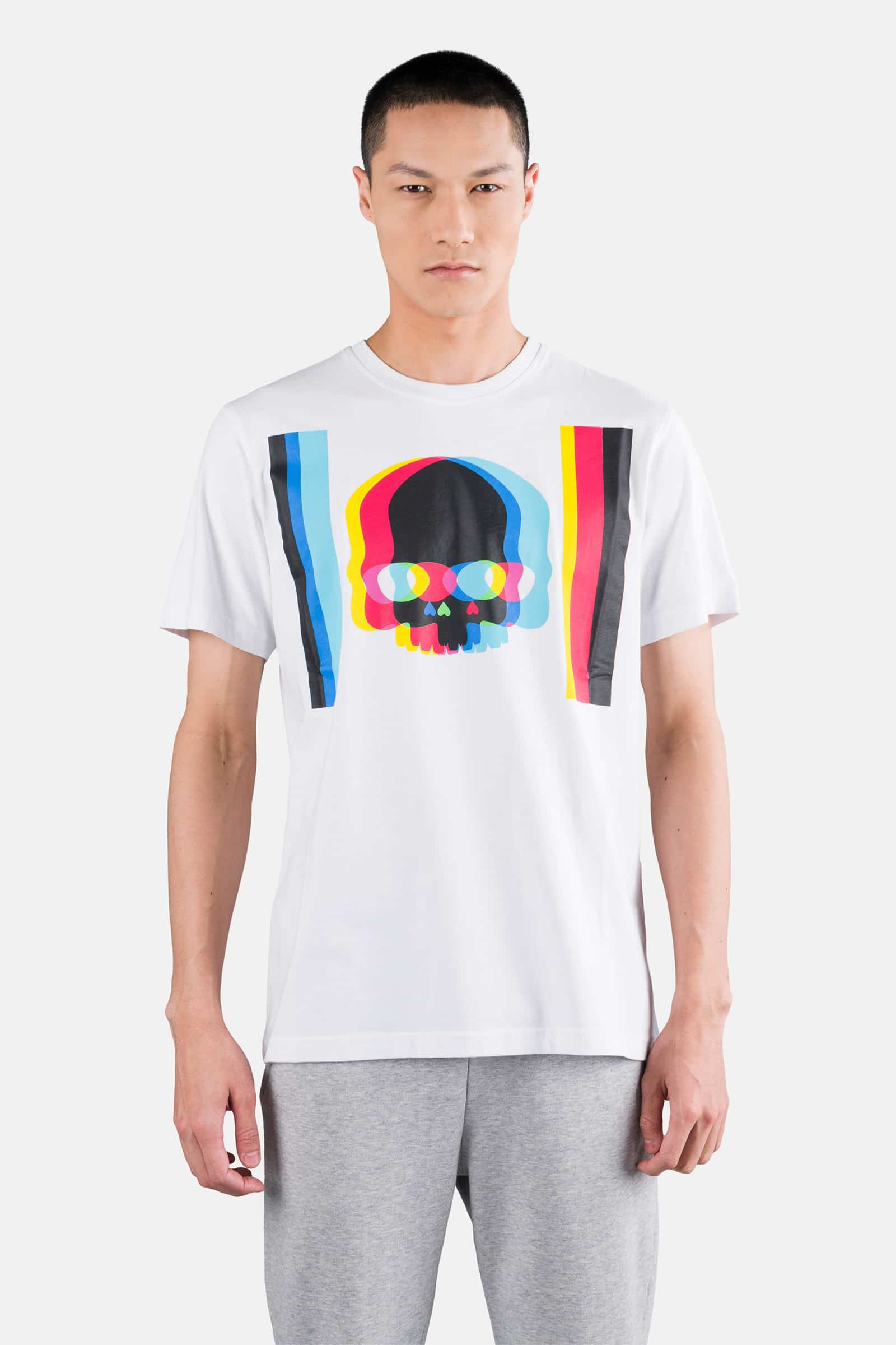 SKULL TEE - WHITE - Hydrogen - Luxury Sportwear