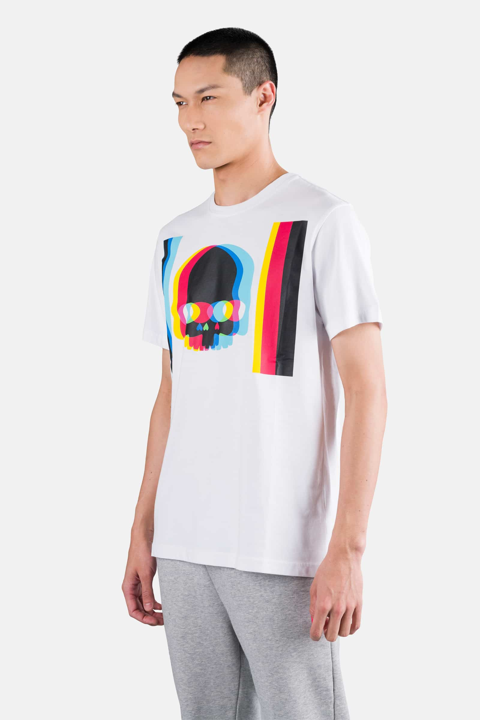 SKULL TEE - WHITE - Hydrogen - Luxury Sportwear