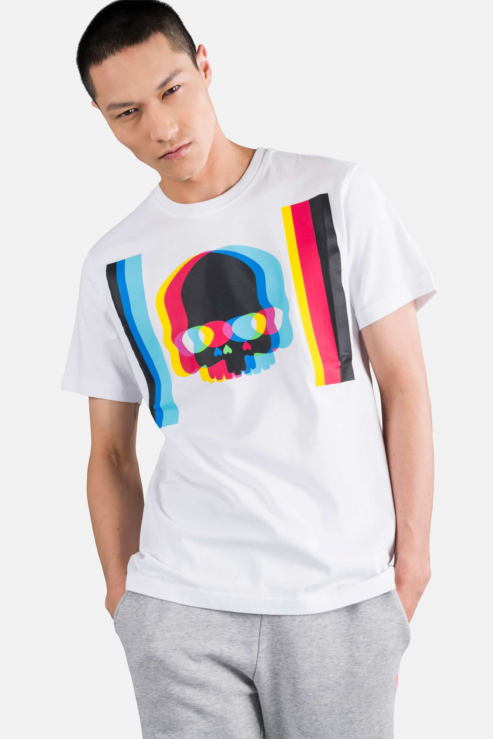 SKULL TEE - WHITE - Hydrogen - Luxury Sportwear
