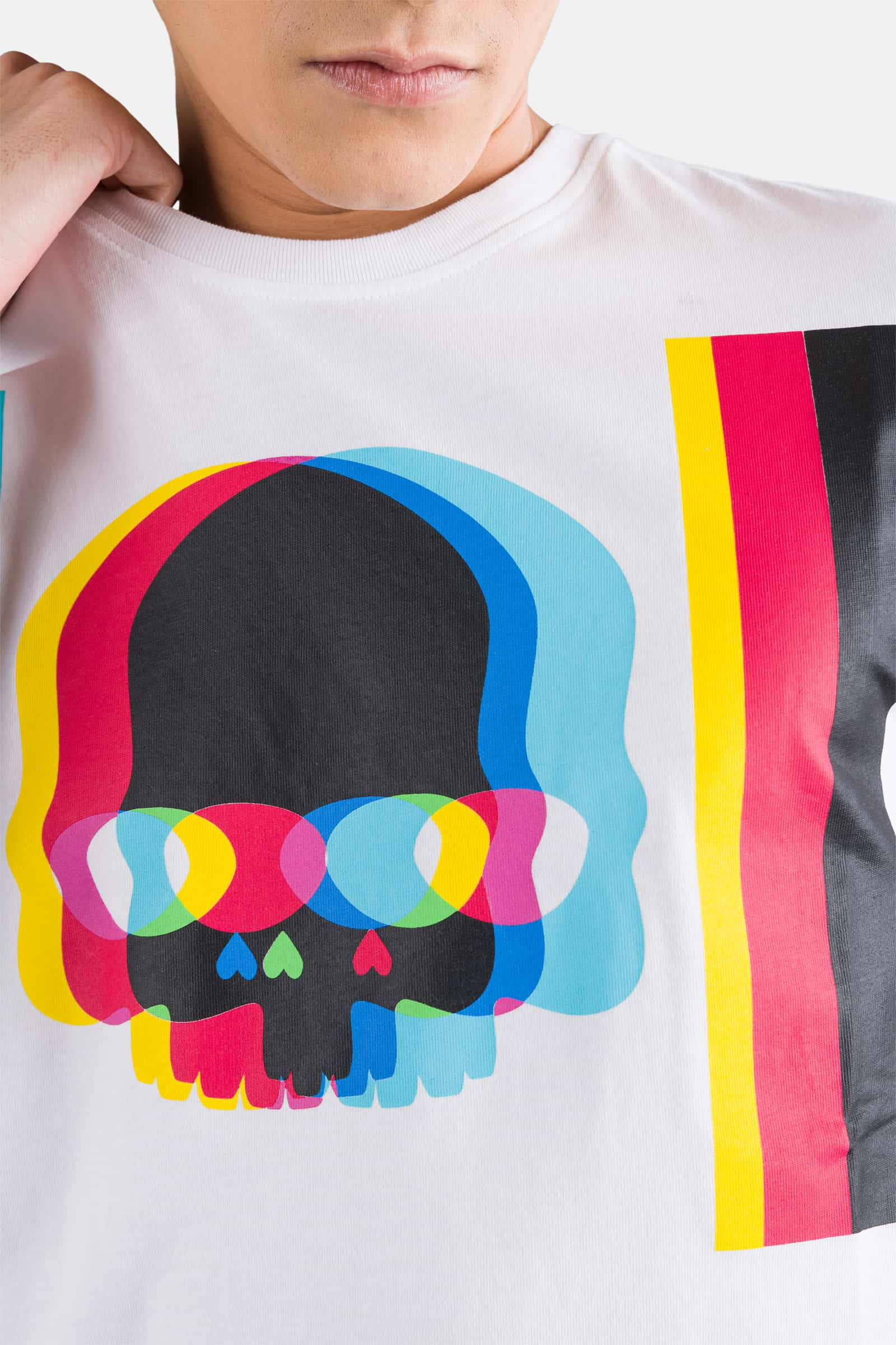 SKULL TEE - WHITE - Hydrogen - Luxury Sportwear