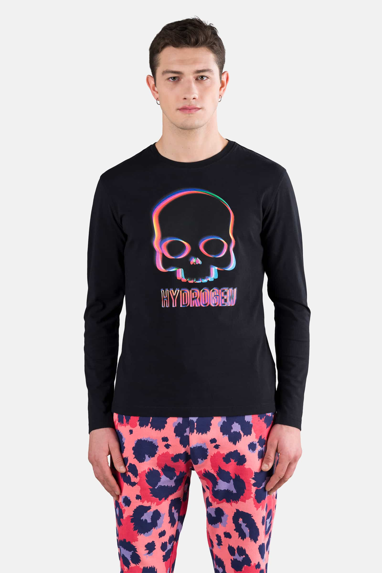 T-SHIRT A MANICA LUNGA CON TESCHIO - Abbigliamento - Abbigliamento sportivo | Hydrogen
