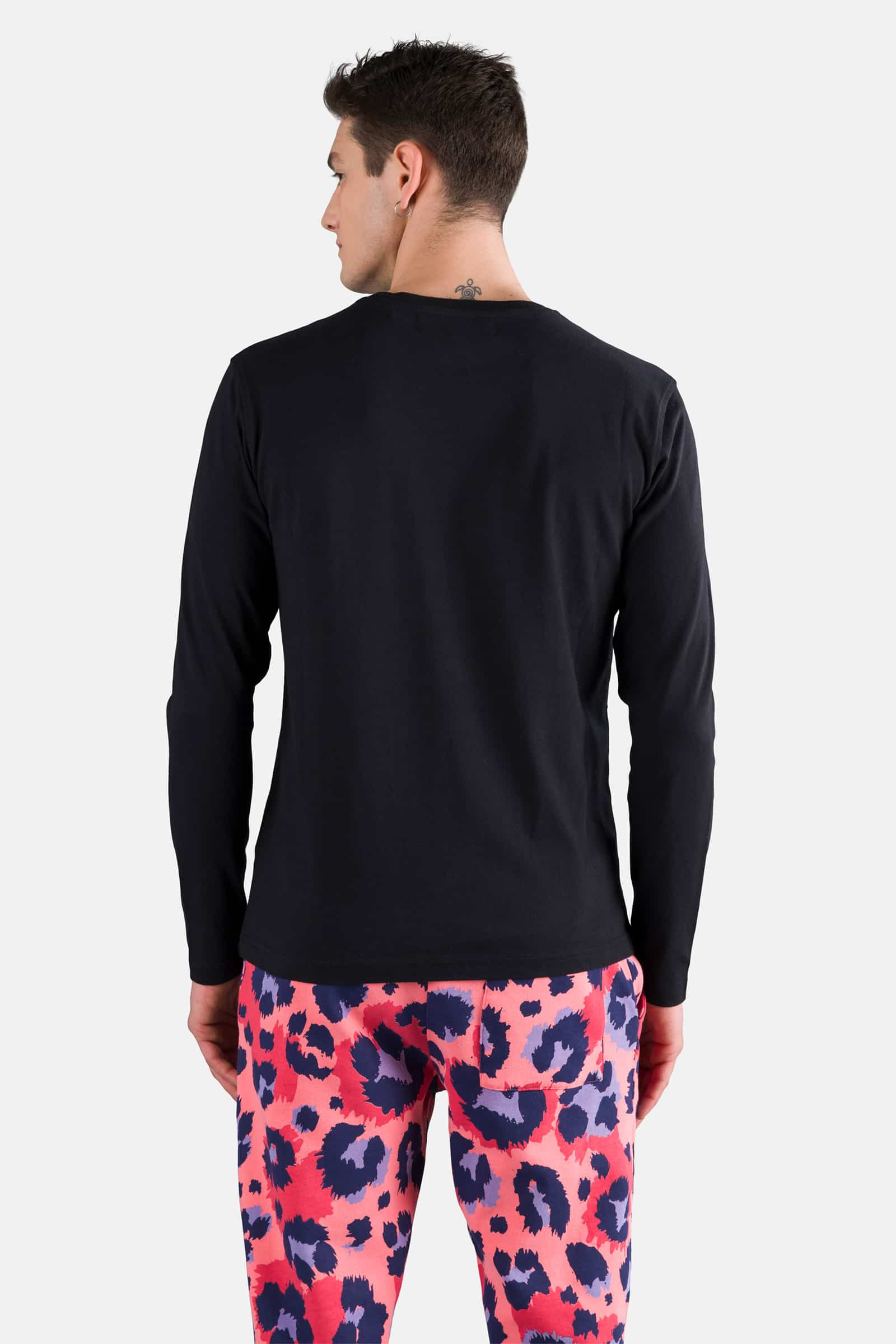 SKULL TEE LS - BLACK - Hydrogen - Luxury Sportwear
