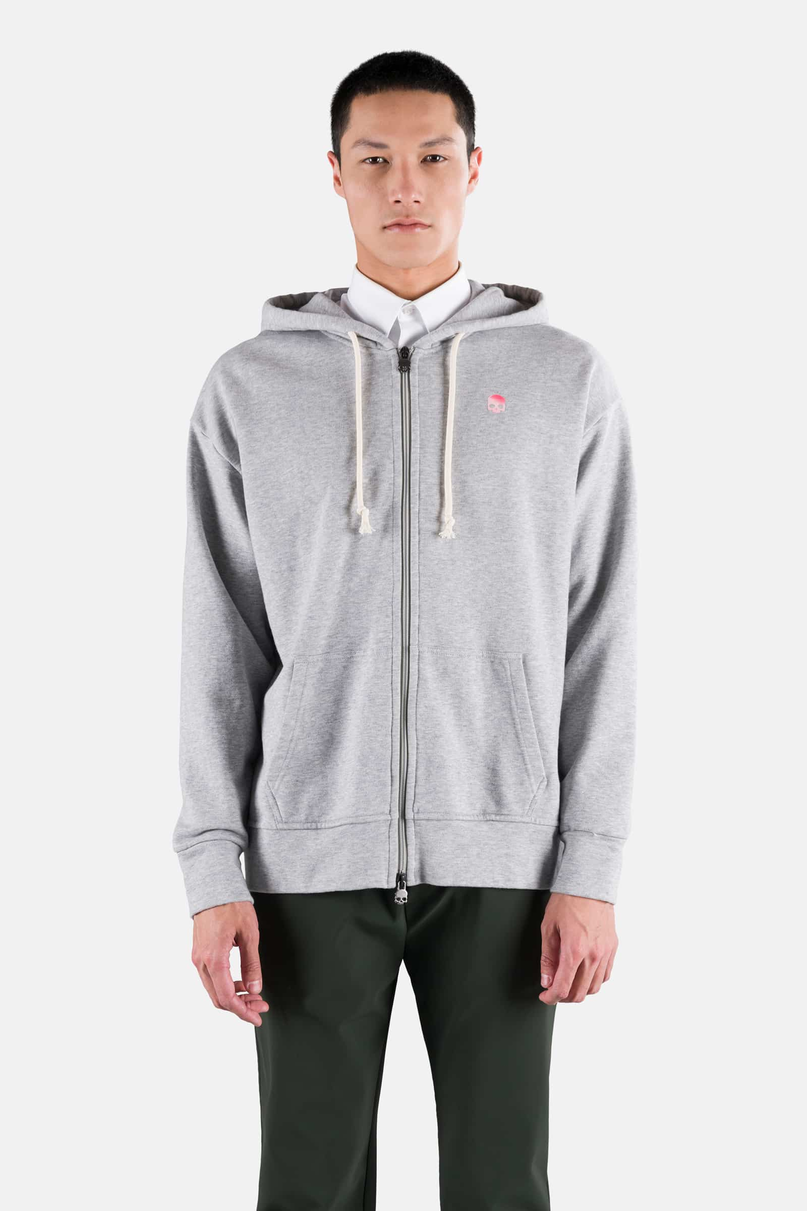 SKULL FZ HOODIE - Apparel - Hydrogen - Luxury Sportwear