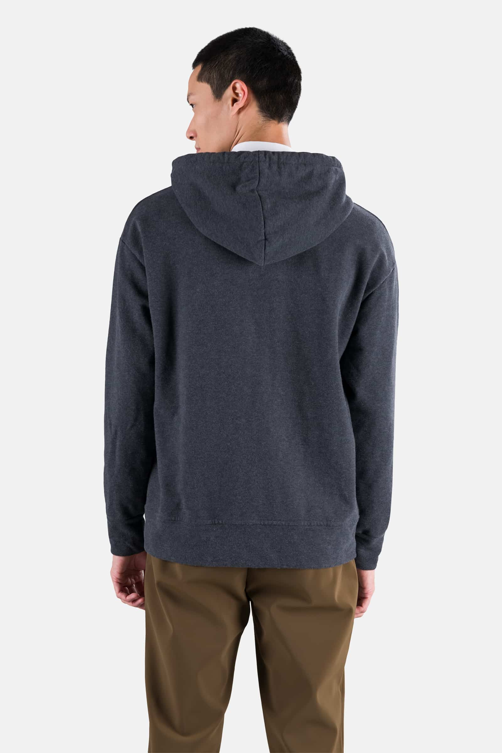 SKULL FZ HOODIE - ANTHRACITE - Hydrogen - Luxury Sportwear
