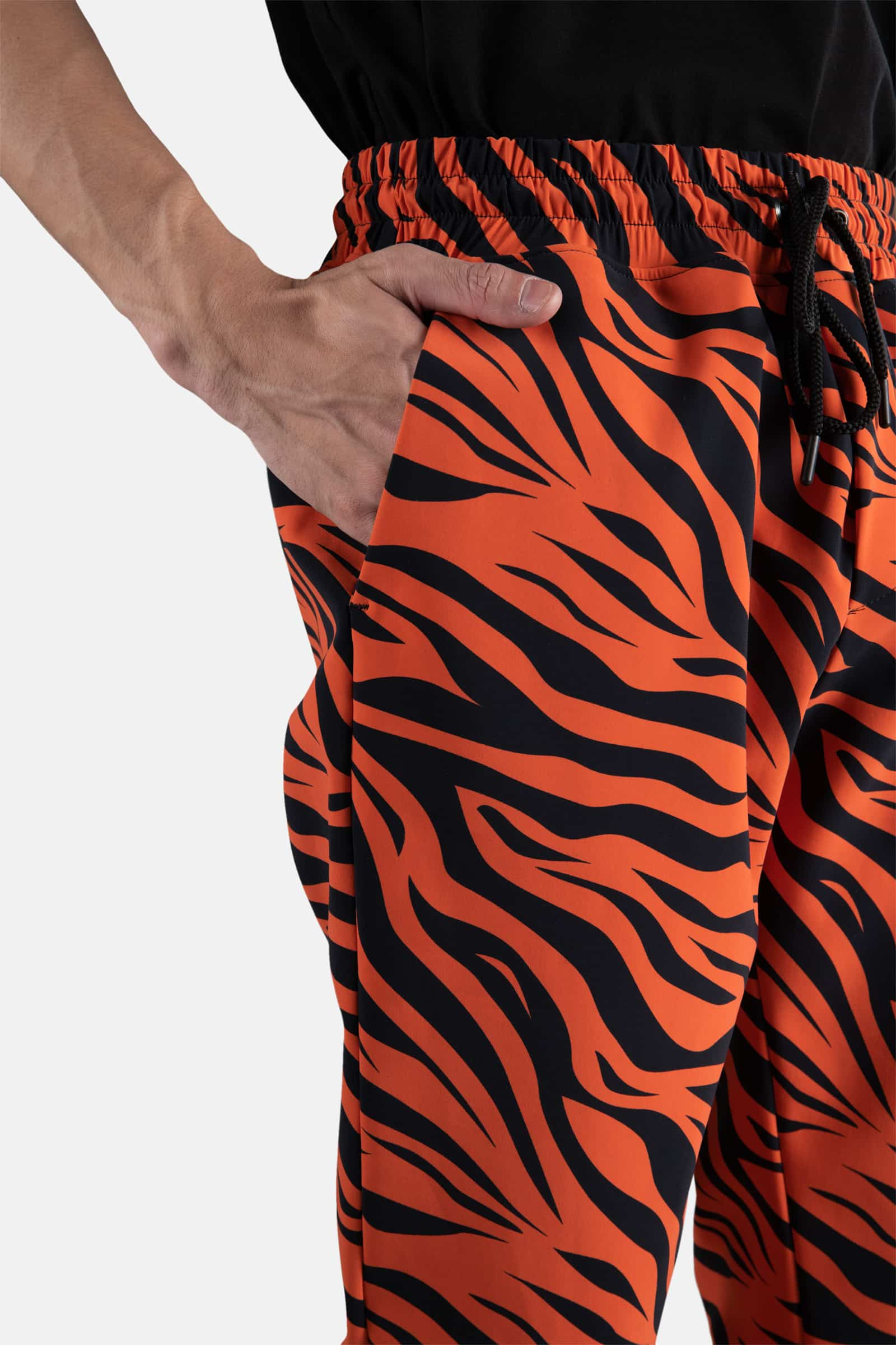 TRACKSUIT PANTS - ORANGE TIGER - Hydrogen - Luxury Sportwear