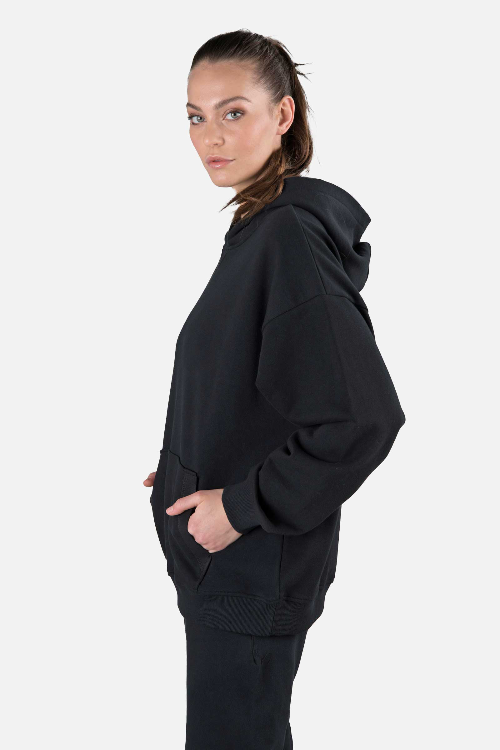 HOODIE - BLACK - Hydrogen - Luxury Sportwear