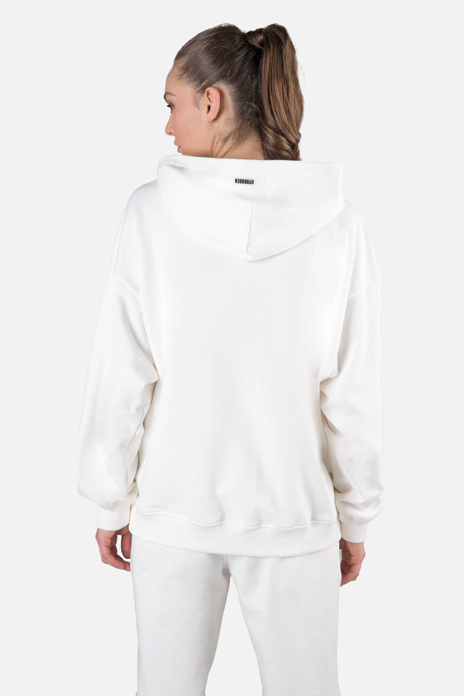 HOODIE - WHITE - Hydrogen - Luxury Sportwear