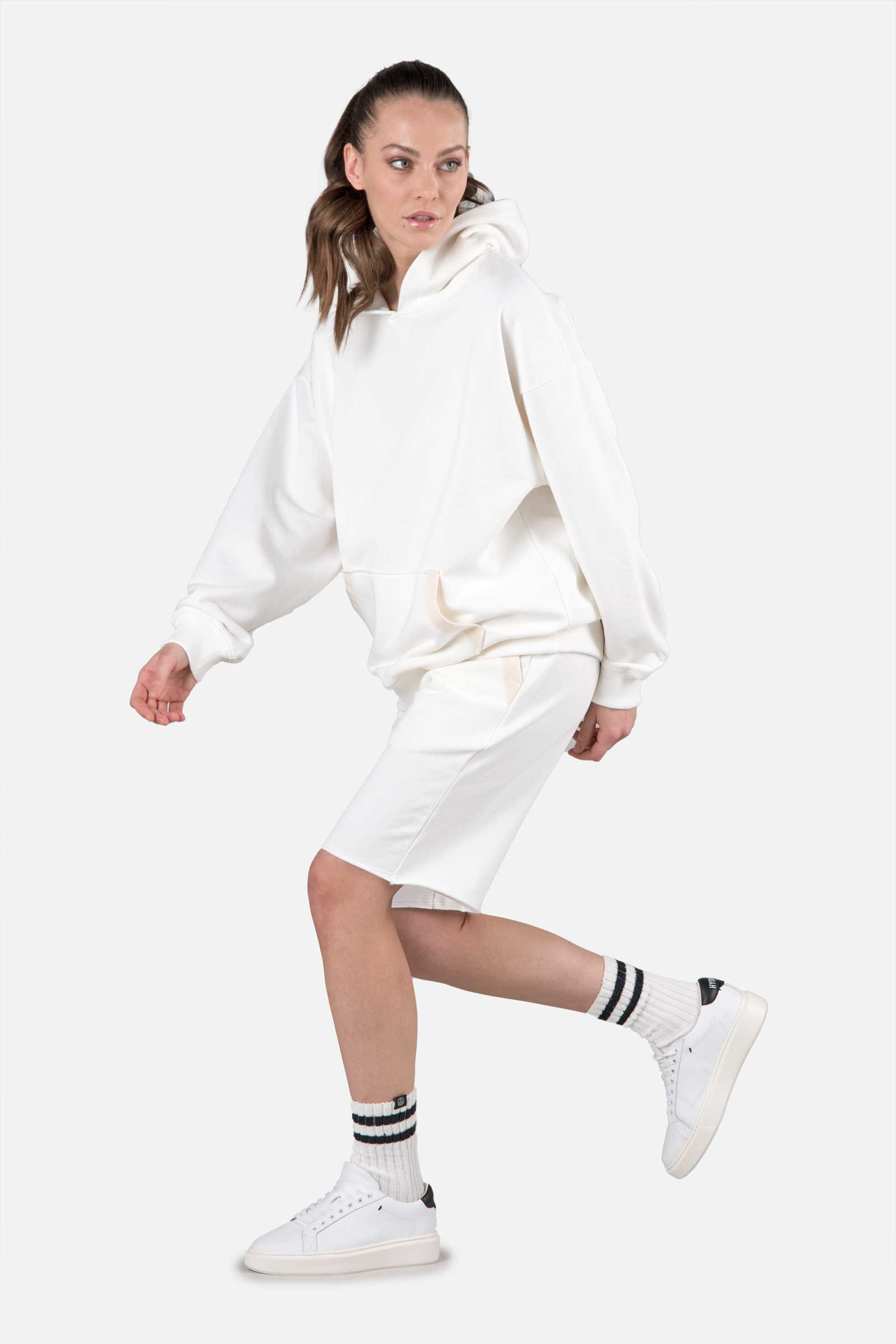 HOODIE - WHITE - Hydrogen - Luxury Sportwear
