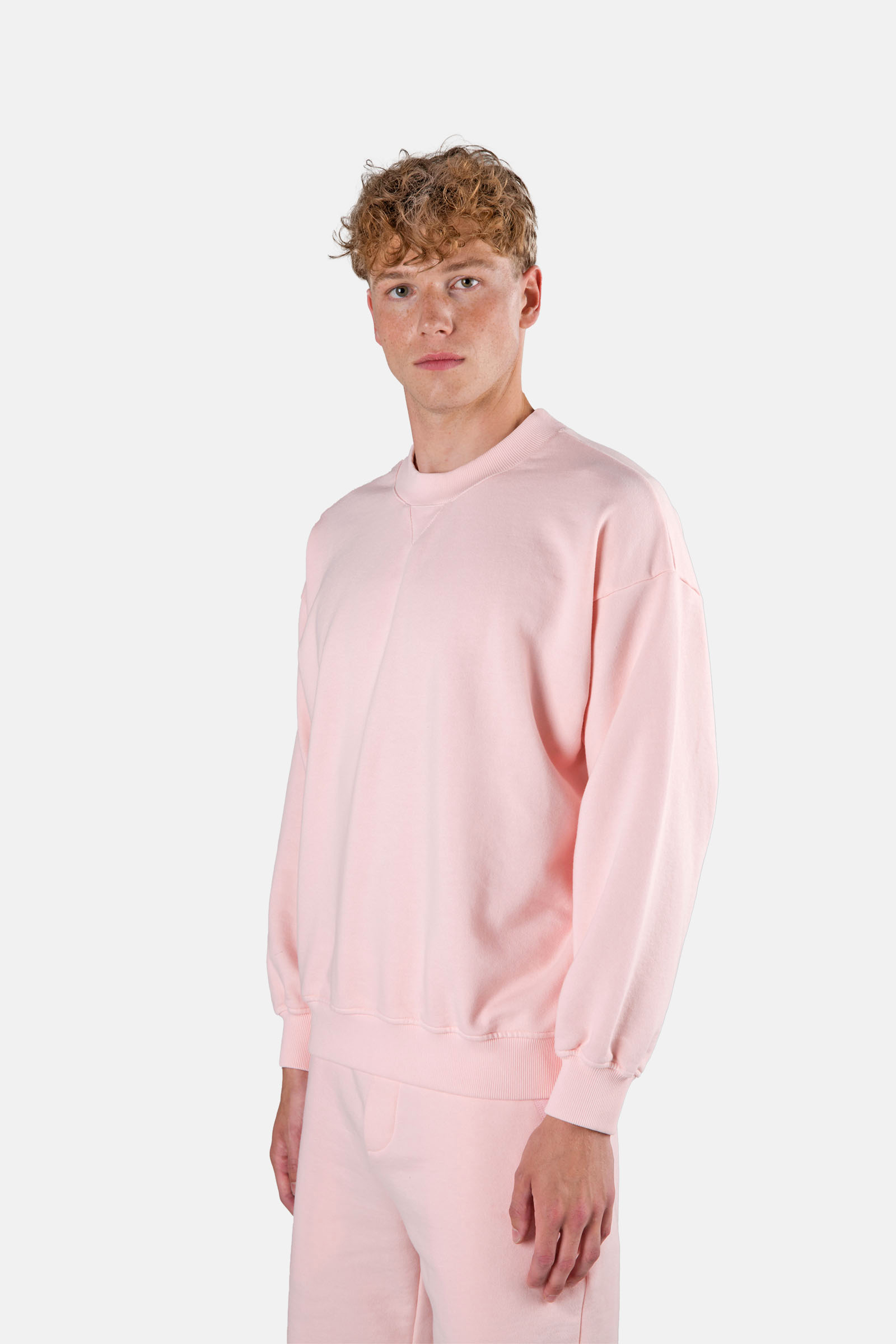 SWEATSHIRT CREWNECK - PINK - Hydrogen - Luxury Sportwear