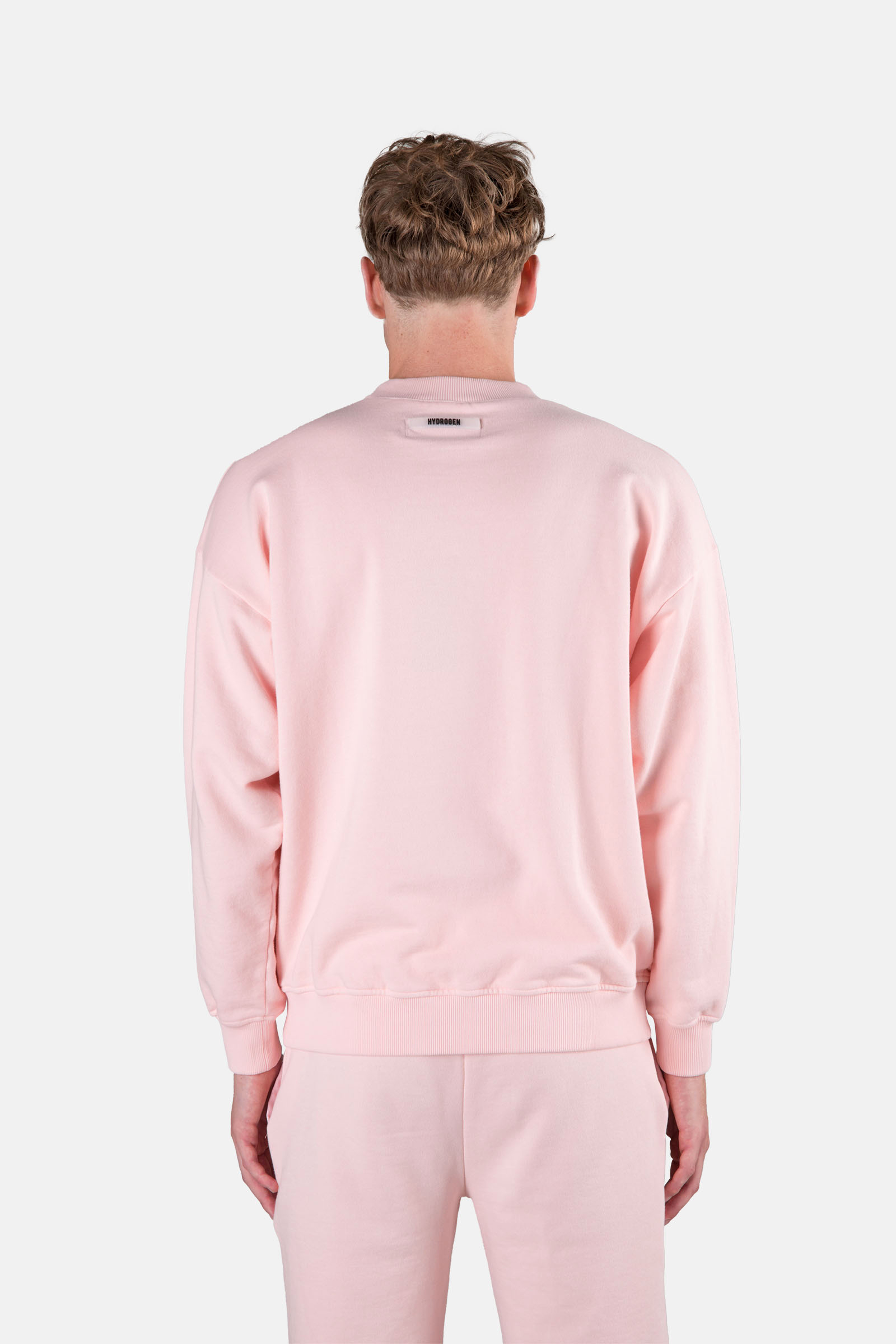 SWEATSHIRT CREWNECK - PINK - Hydrogen - Luxury Sportwear