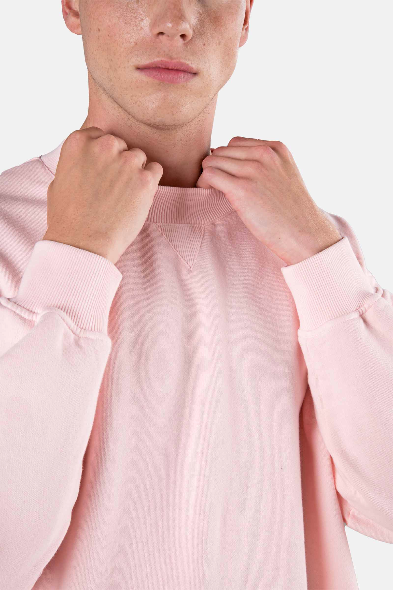 SWEATSHIRT CREWNECK - PINK - Hydrogen - Luxury Sportwear