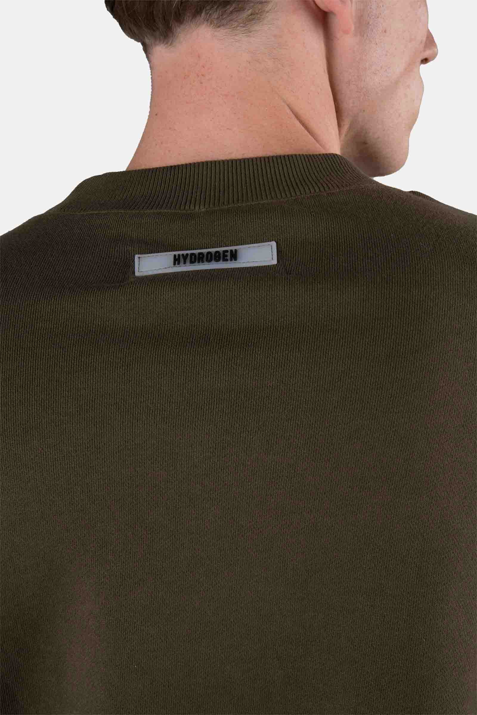 SWEATSHIRT CREWNECK - GREEN - Hydrogen - Luxury Sportwear