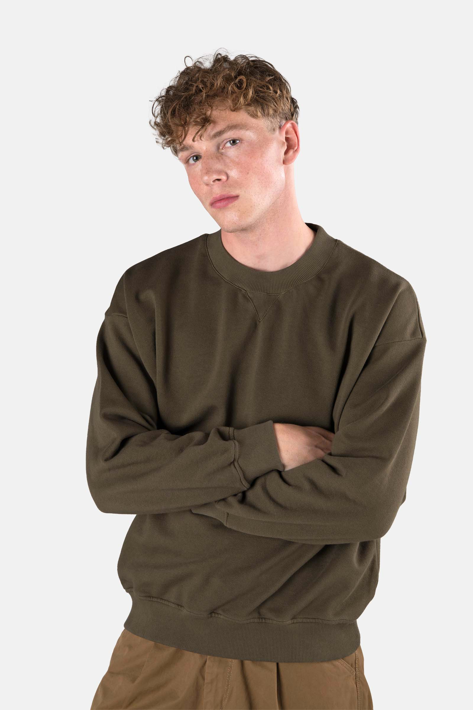 SWEATSHIRT CREWNECK - GREEN - Hydrogen - Luxury Sportwear