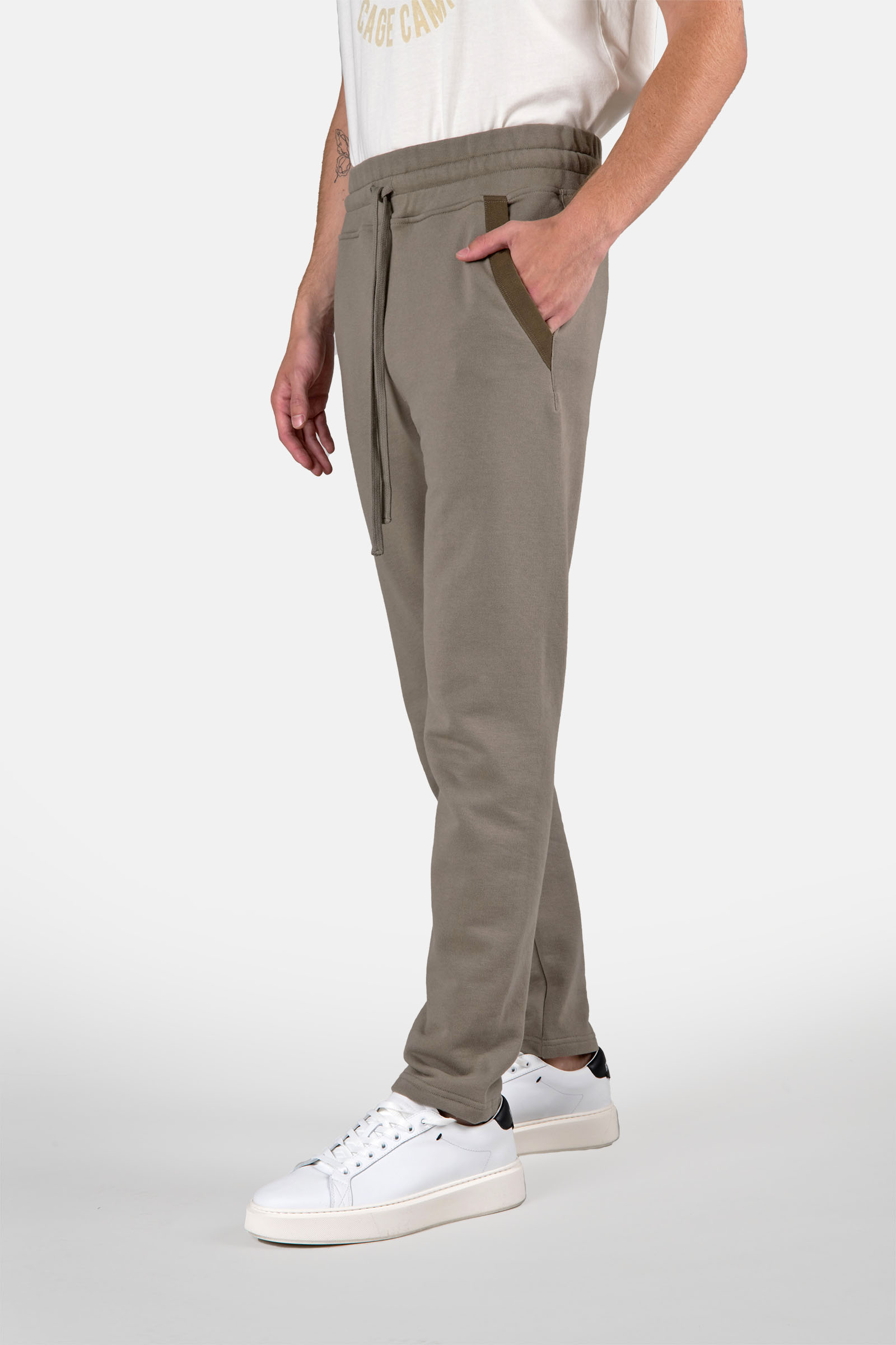 SWEATPANTS - BEIGE - Hydrogen - Luxury Sportwear