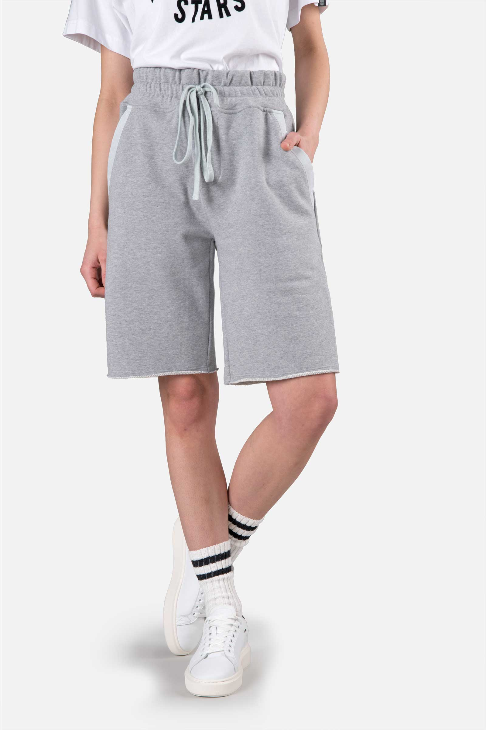 PANTALONCINO IN COTONE - GREY - Abbigliamento sportivo | Hydrogen