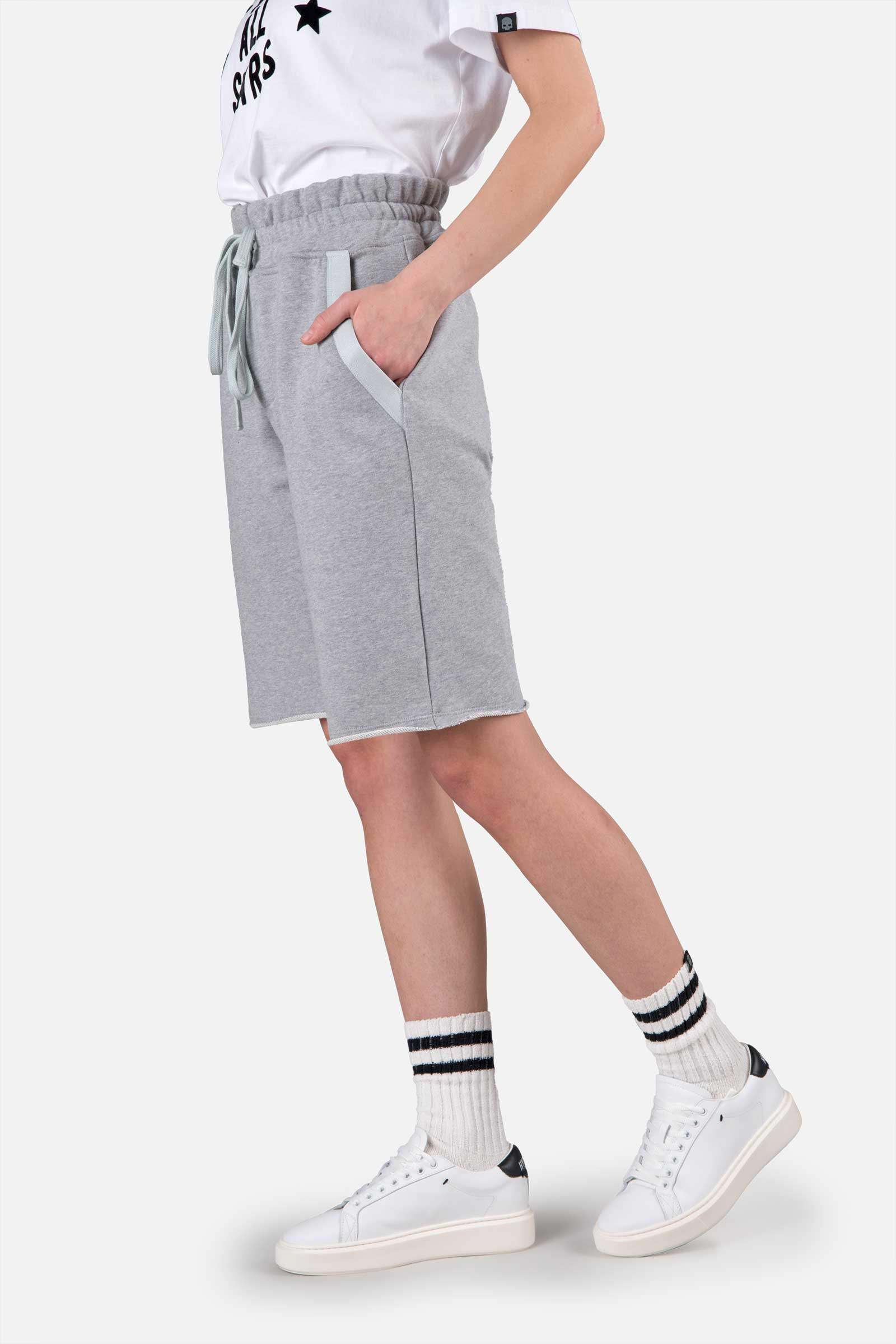 PANTALONCINO IN COTONE - GREY - Abbigliamento sportivo | Hydrogen