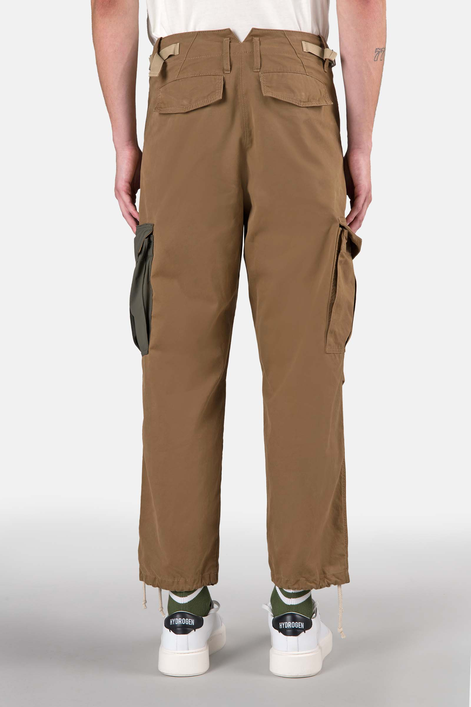 PANTALONI CARGO CON TASCHE - BROWN - Abbigliamento sportivo | Hydrogen