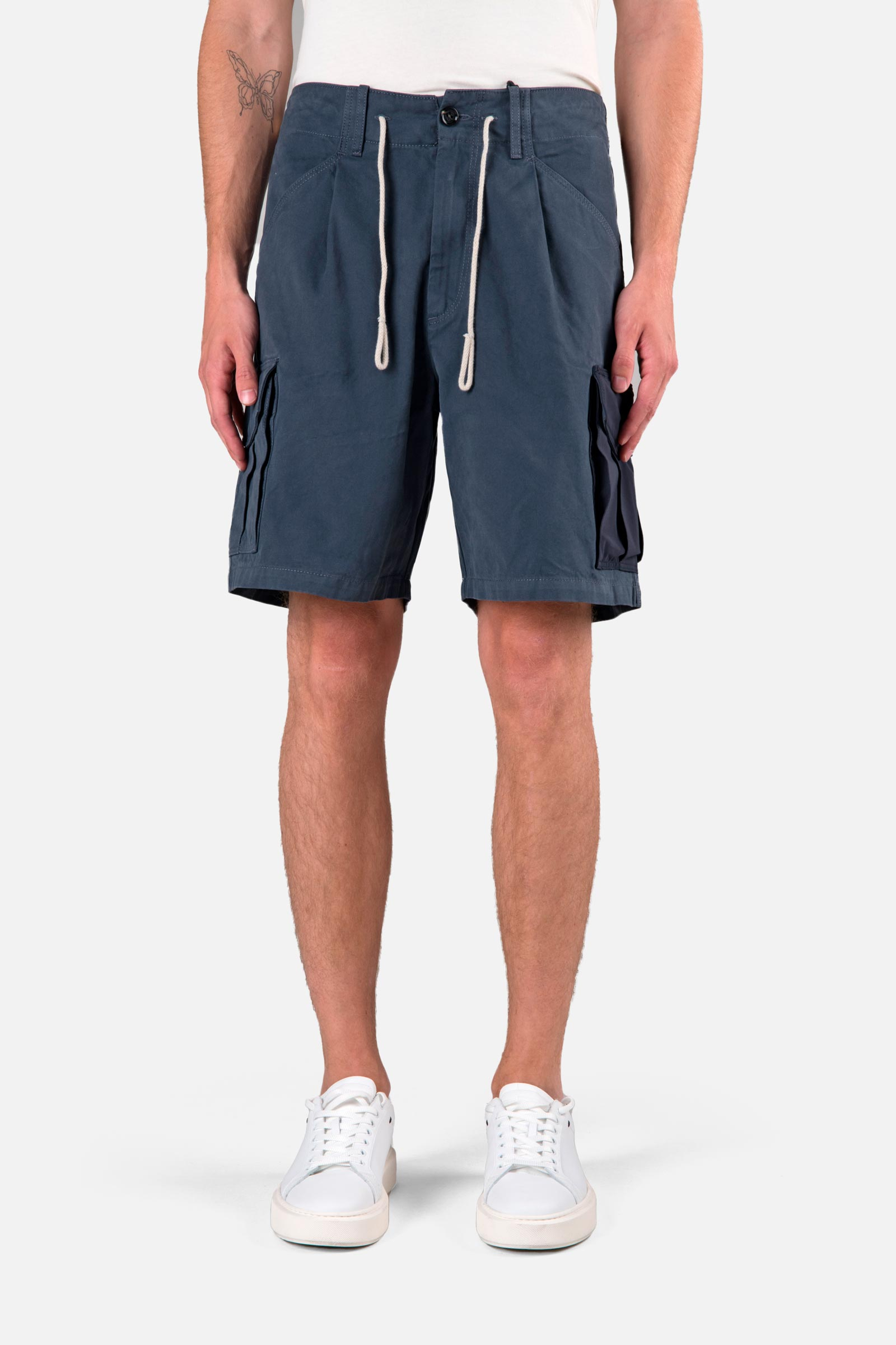 CARGO SHORTS - BLUE - Hydrogen - Luxury Sportwear