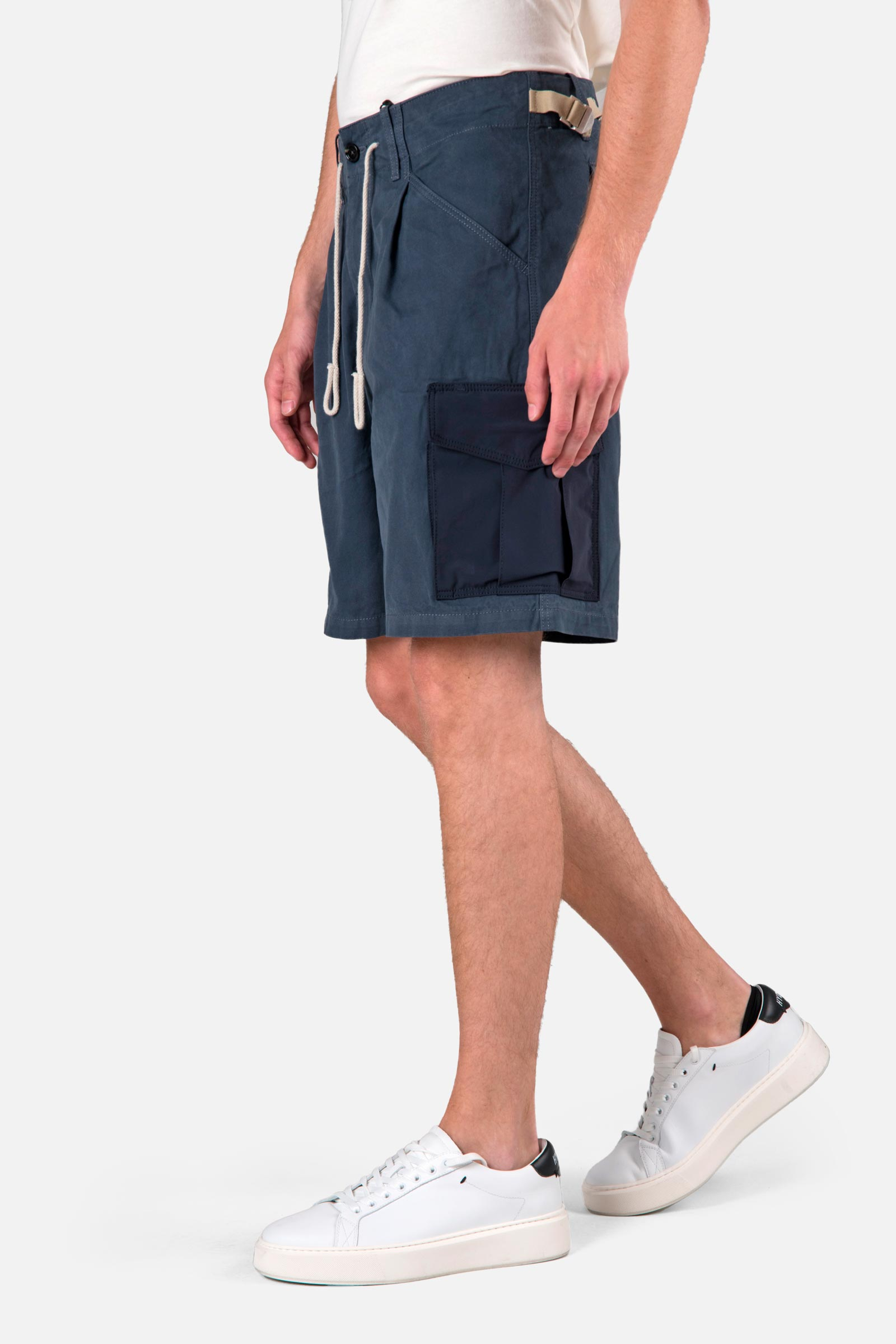 CARGO SHORTS - BLUE - Hydrogen - Luxury Sportwear