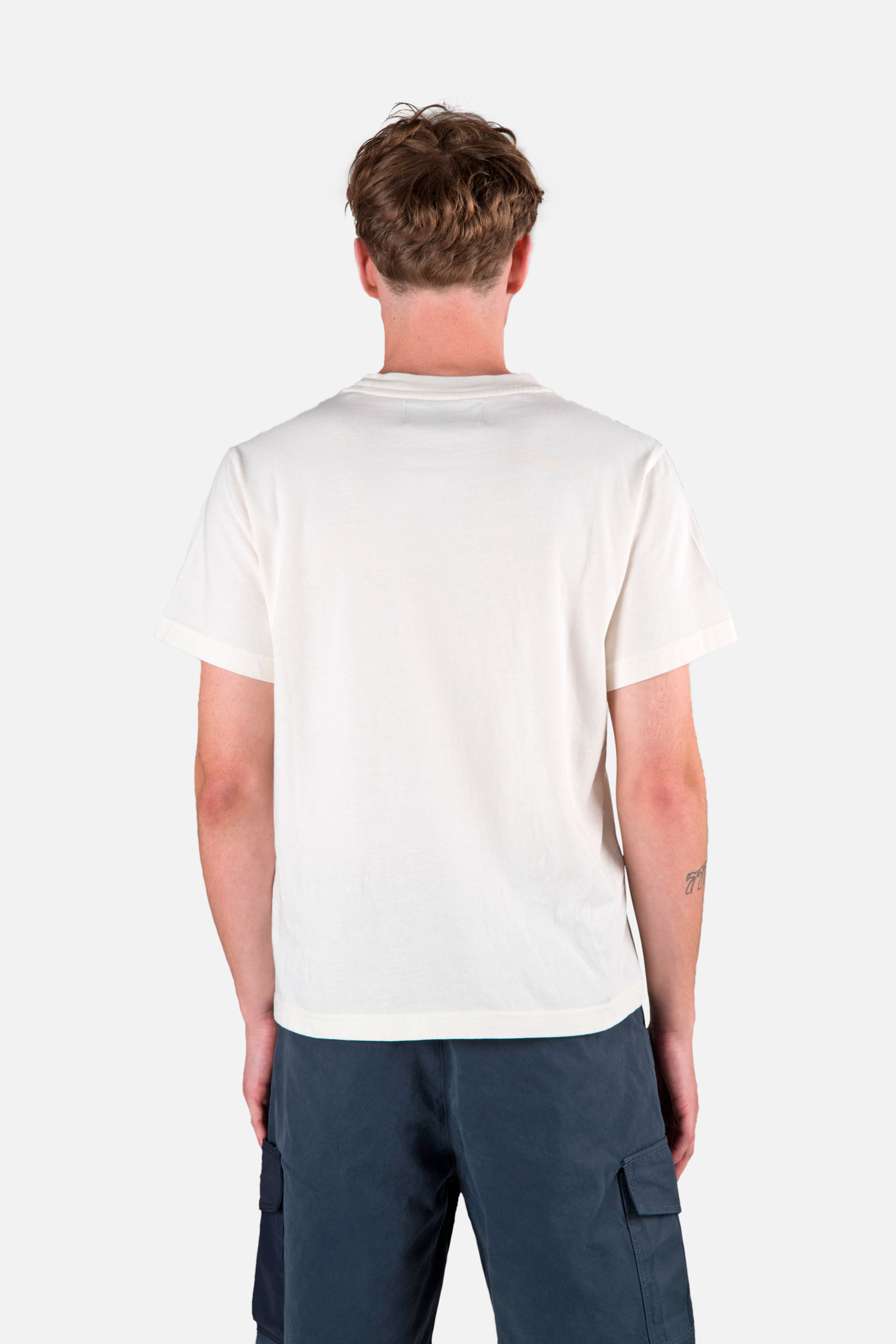 LA BASKET TEE - WHITE - Hydrogen - Luxury Sportwear