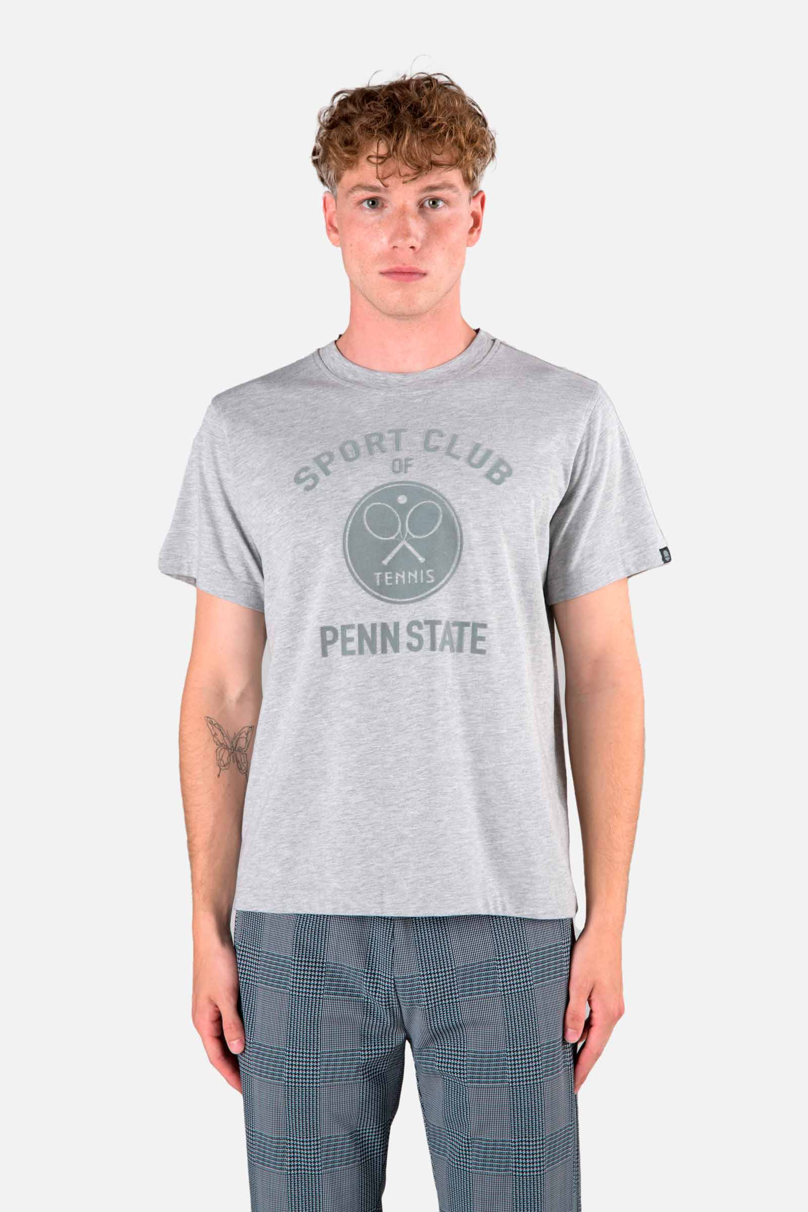 SPORTS CLUB PENN STATE TEE - Apparel - Hydrogen - Luxury Sportwear