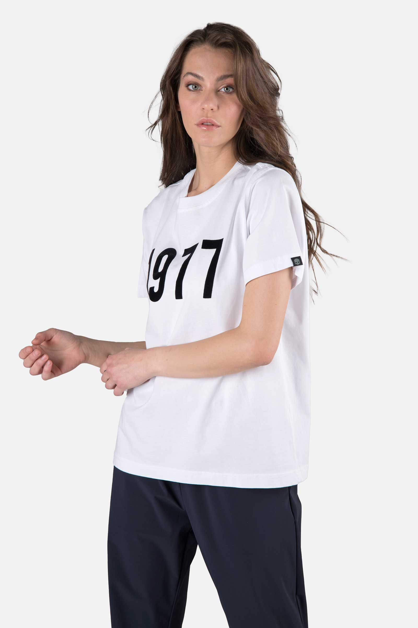 BORN 77 TEE - WHITE - Hydrogen - Luxury Sportwear