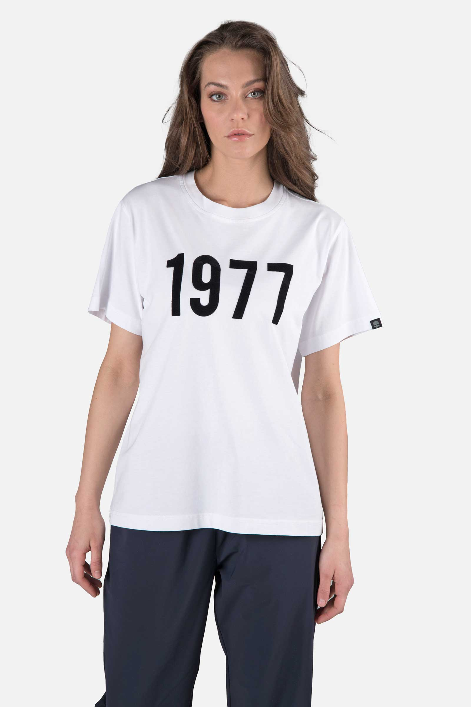 BORN 77 TEE - WHITE - Hydrogen - Luxury Sportwear