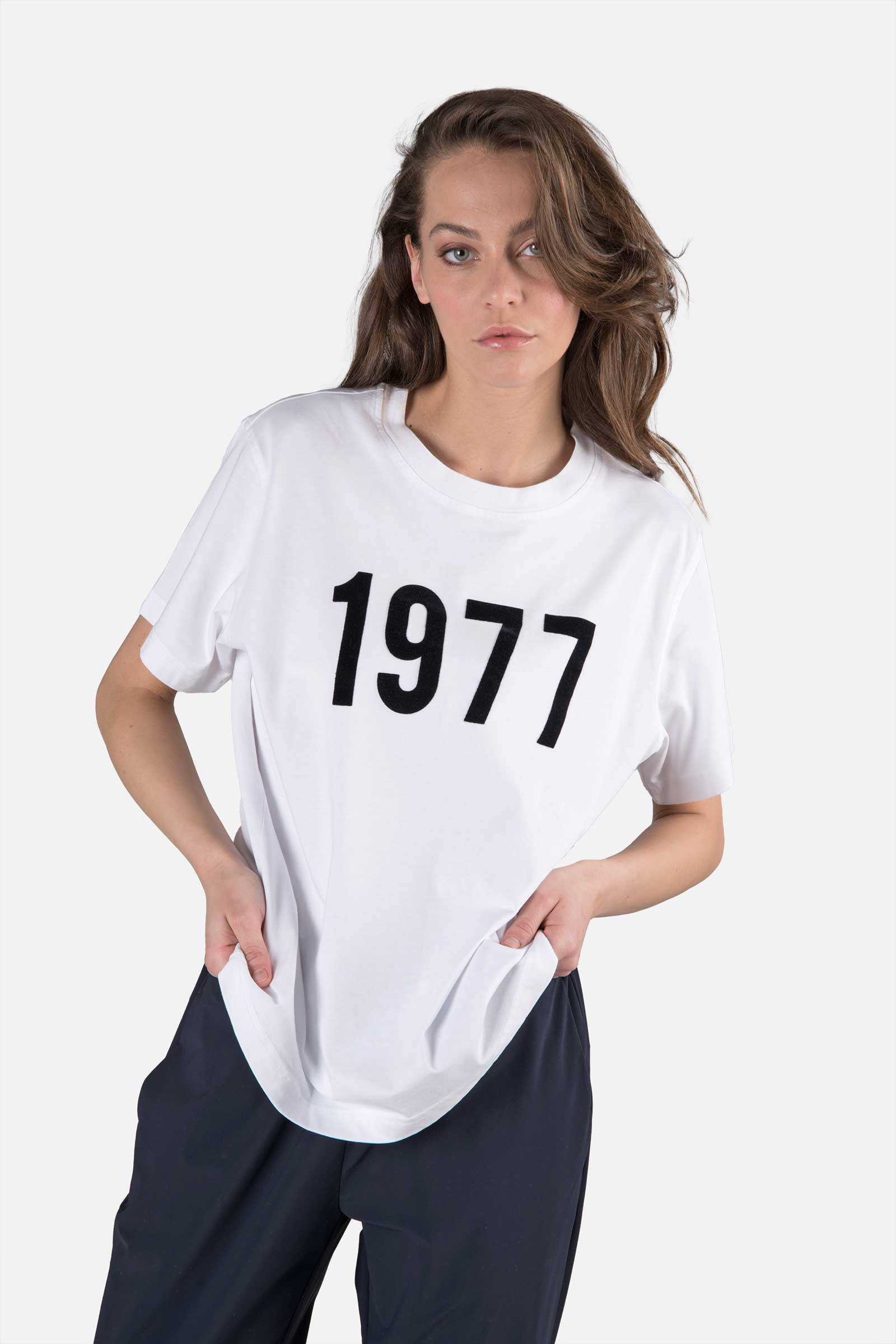 BORN 77 TEE - WHITE - Hydrogen - Luxury Sportwear