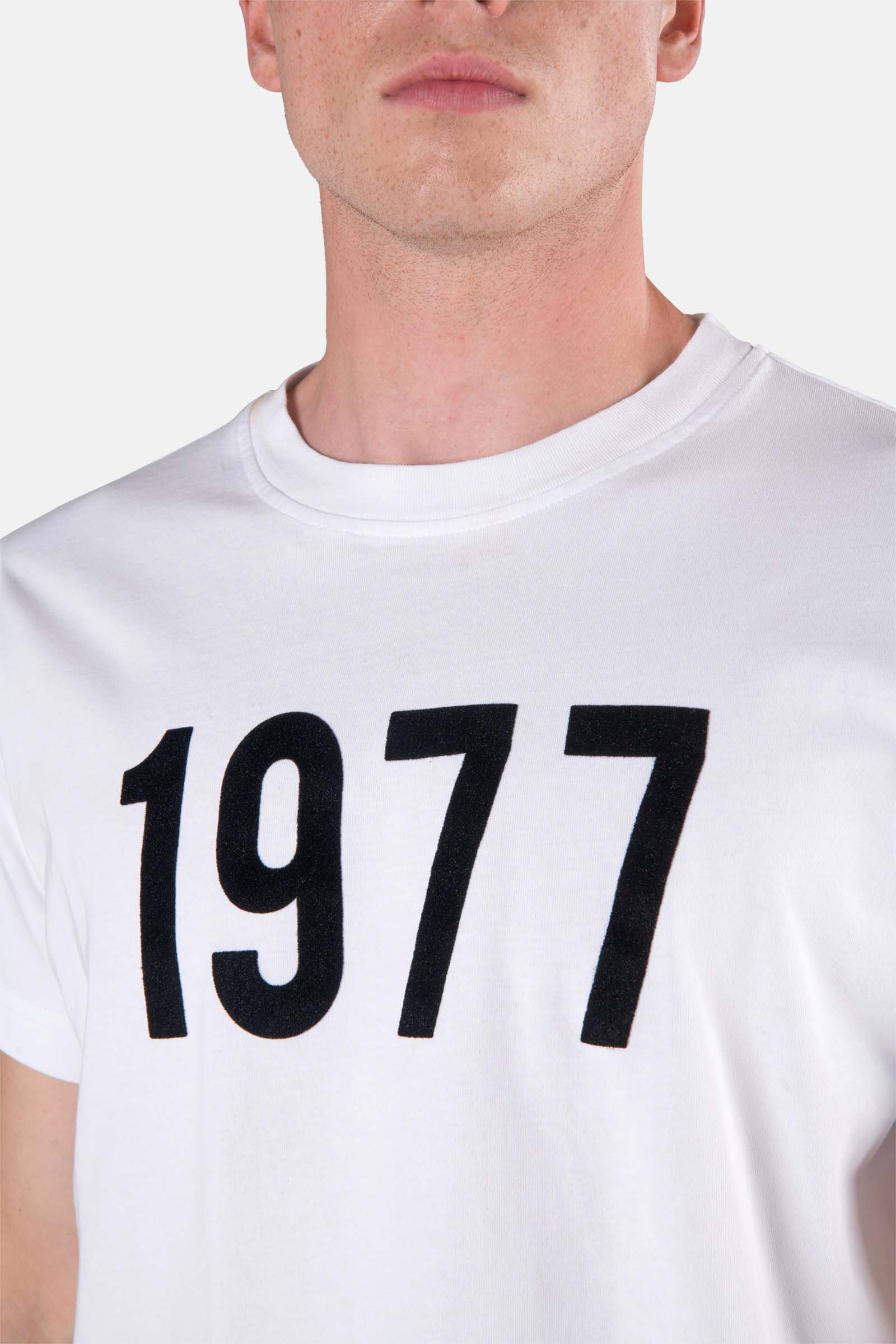 BORN 77 TEE - WHITE - Hydrogen - Luxury Sportwear