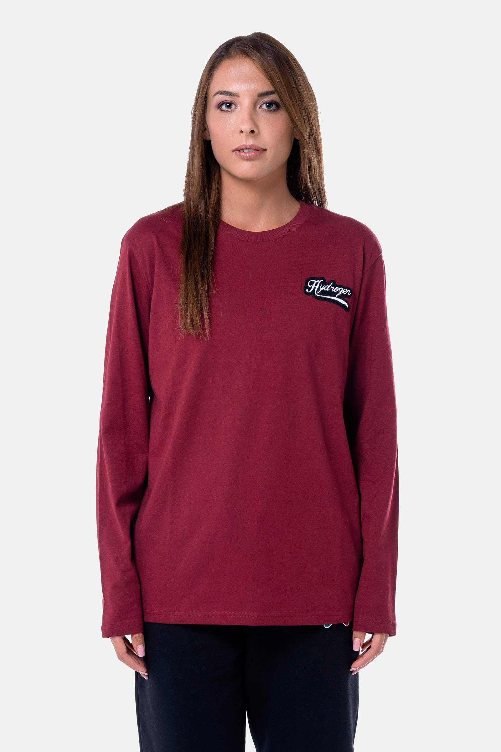 ITALIA 17 T-SHIRT - BORDEAUX - Hydrogen - Luxury Sportwear